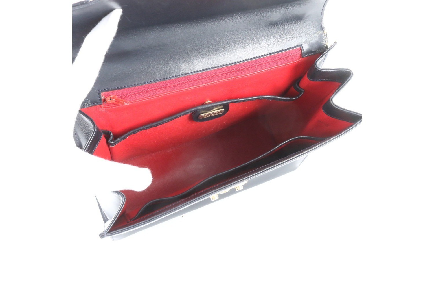 Lady Lock 000 256 0192 Leather Handbag — view 7