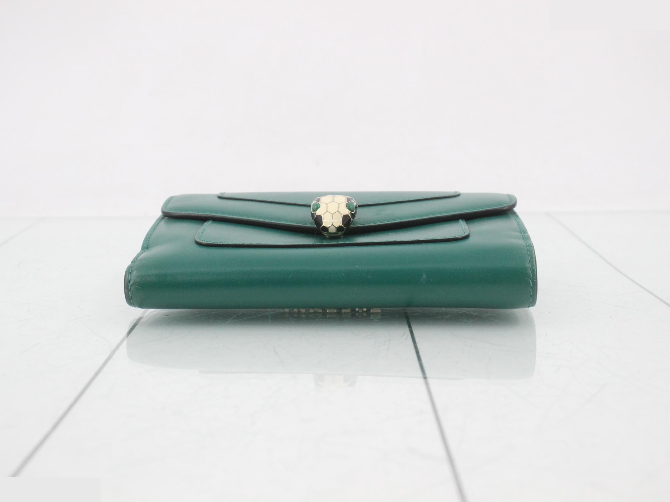 Serpenti Double Snap Closure Bi-fold Wallet — view 3