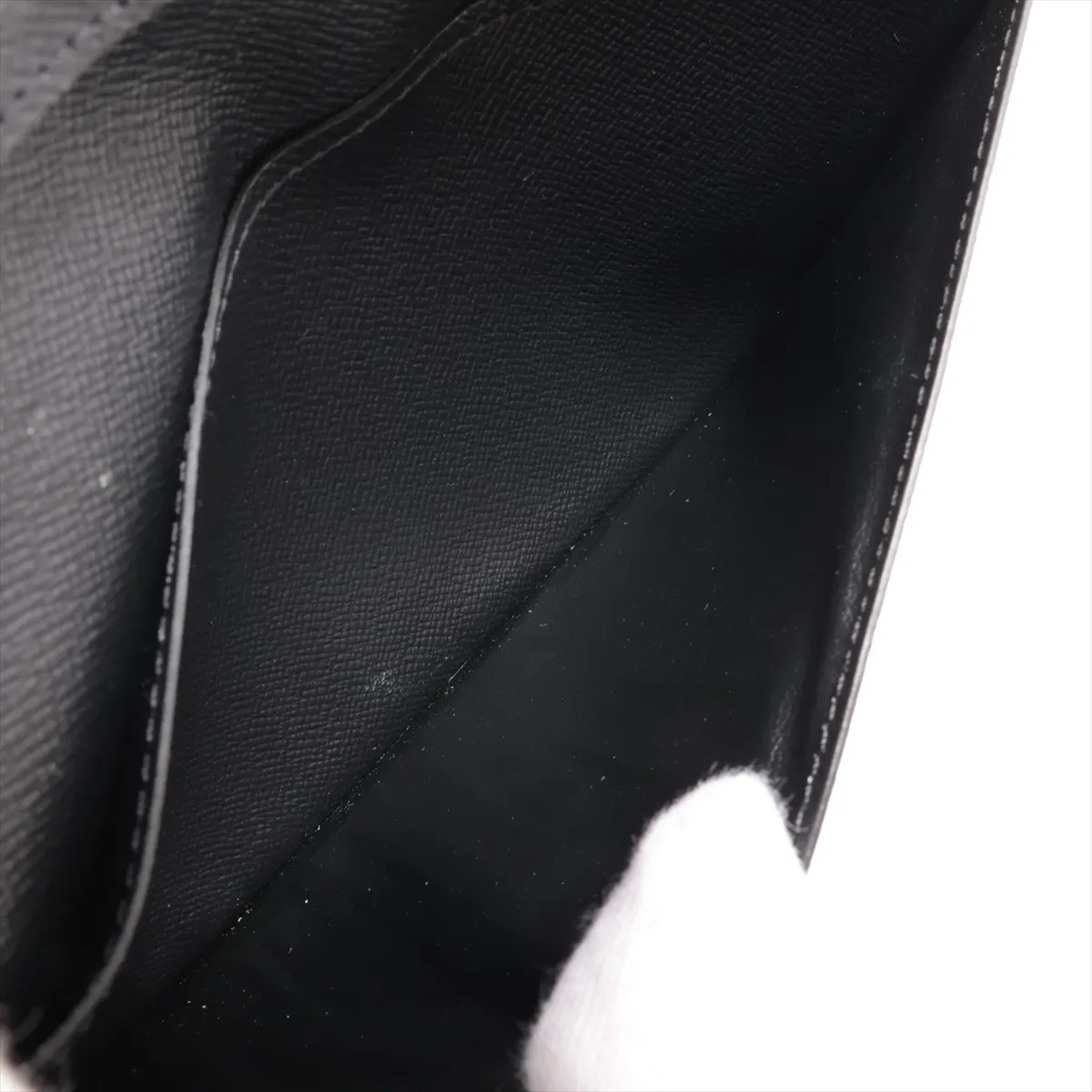 Damier Graphite Portefeuille Blazer N60436 Black Long Wallet with Initials RFID Reactive — view 7