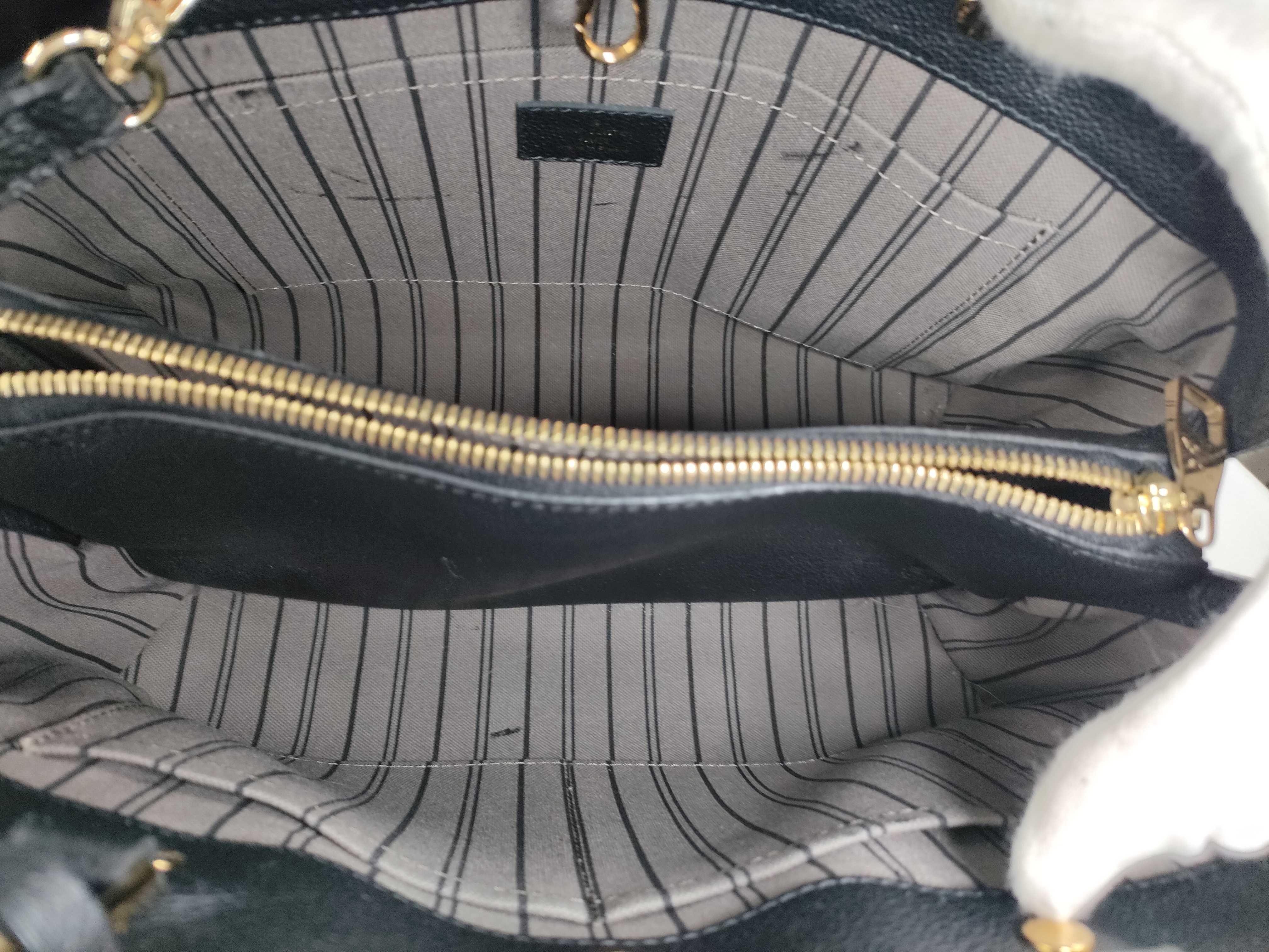 Monogram Empreinte 2-way Montaigne Noir Handbag — view 9