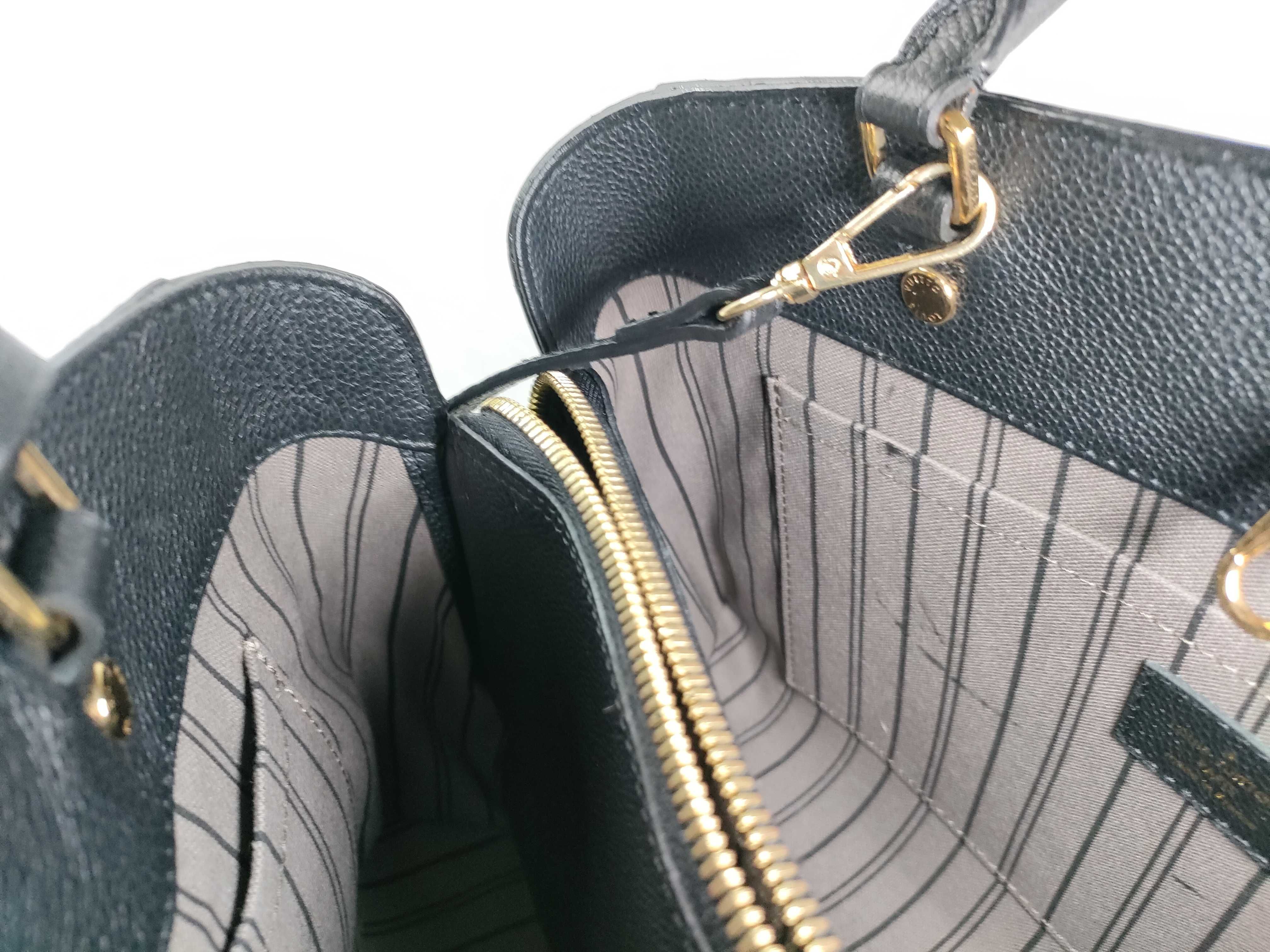 Monogram Empreinte 2-way Montaigne Noir Handbag — view 10