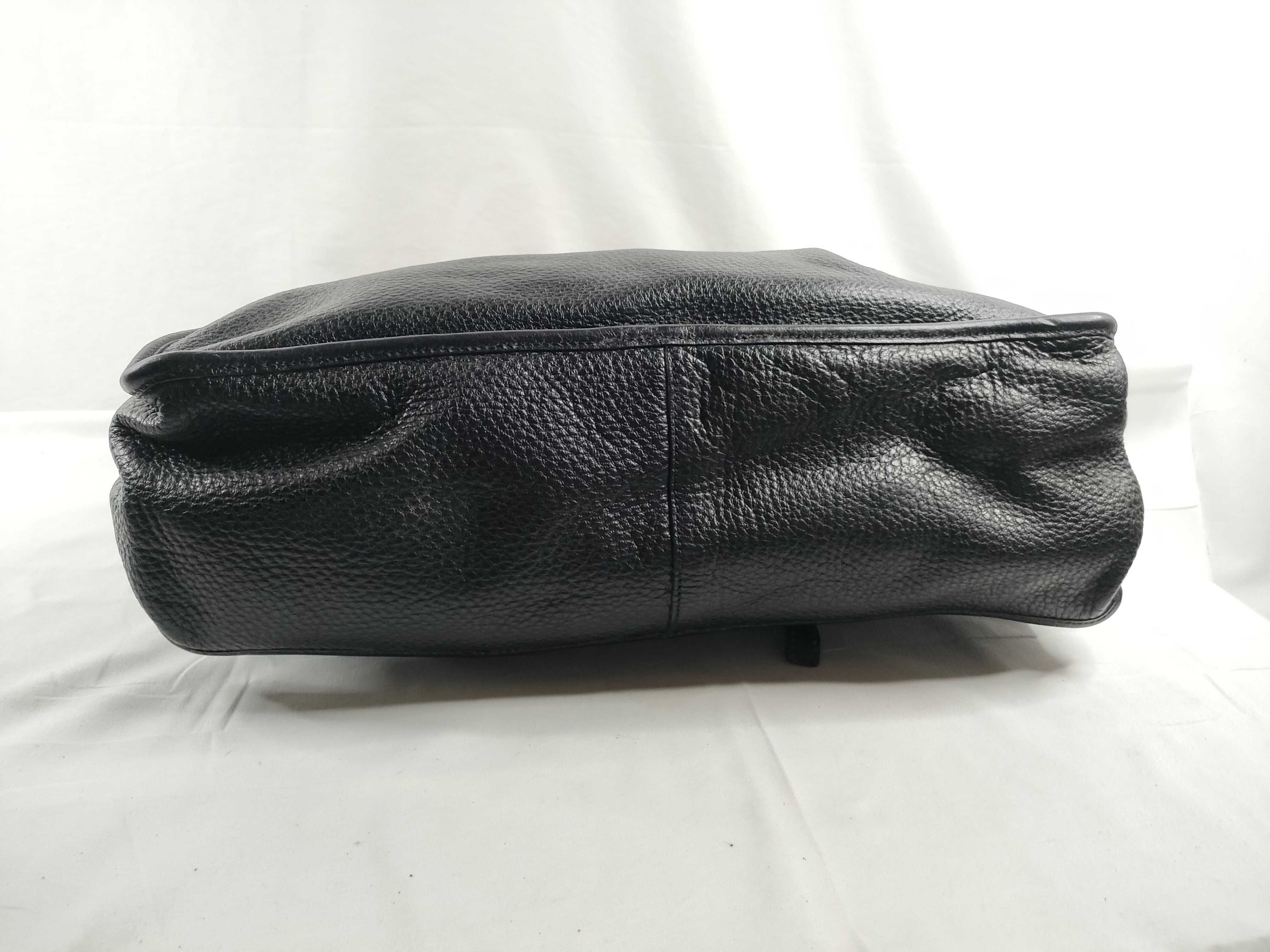 business bag, all leather, interior stains. — view 4