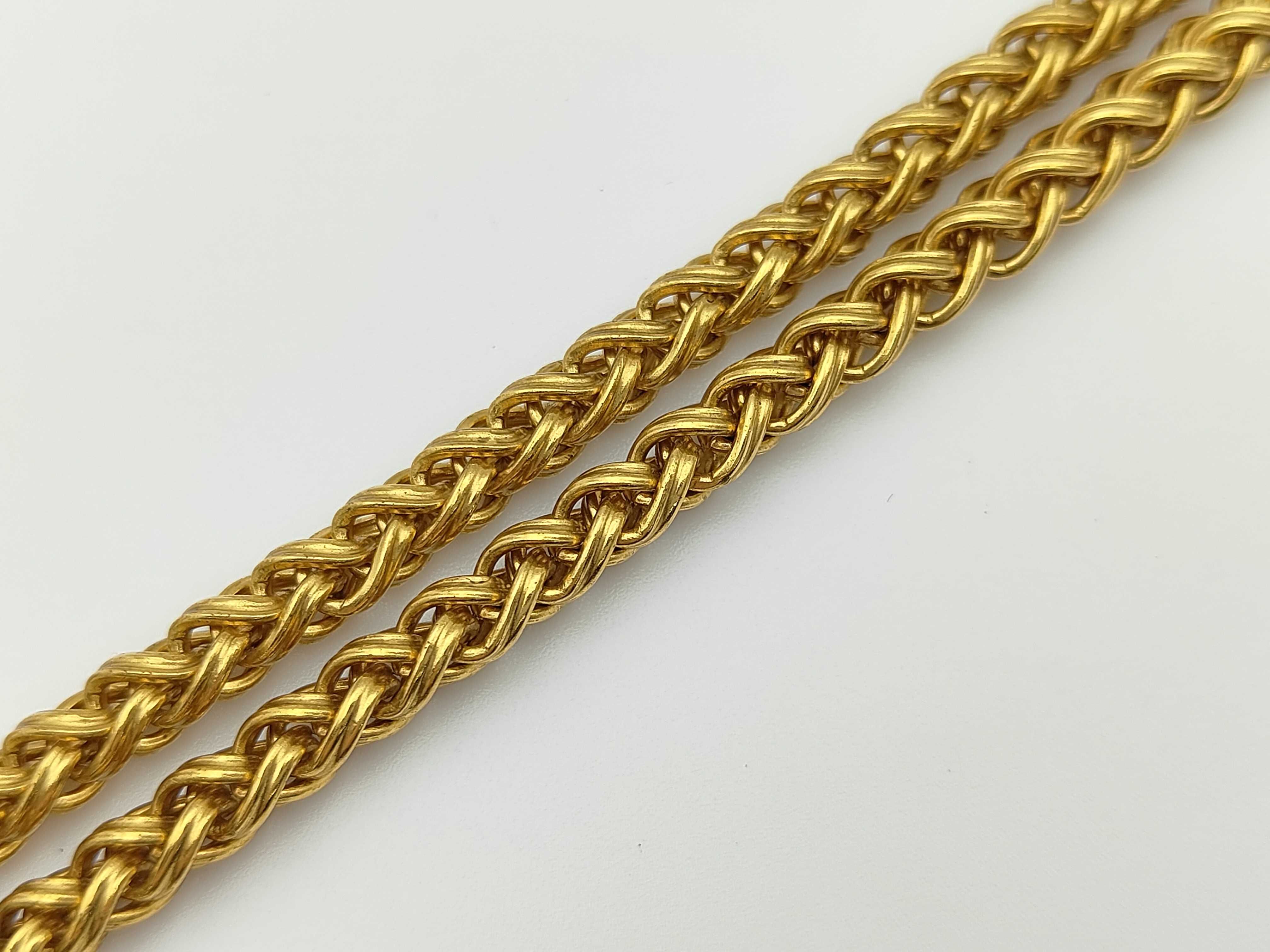 Vintage Coco Mark Pendant Gold 90g Necklace — view 5