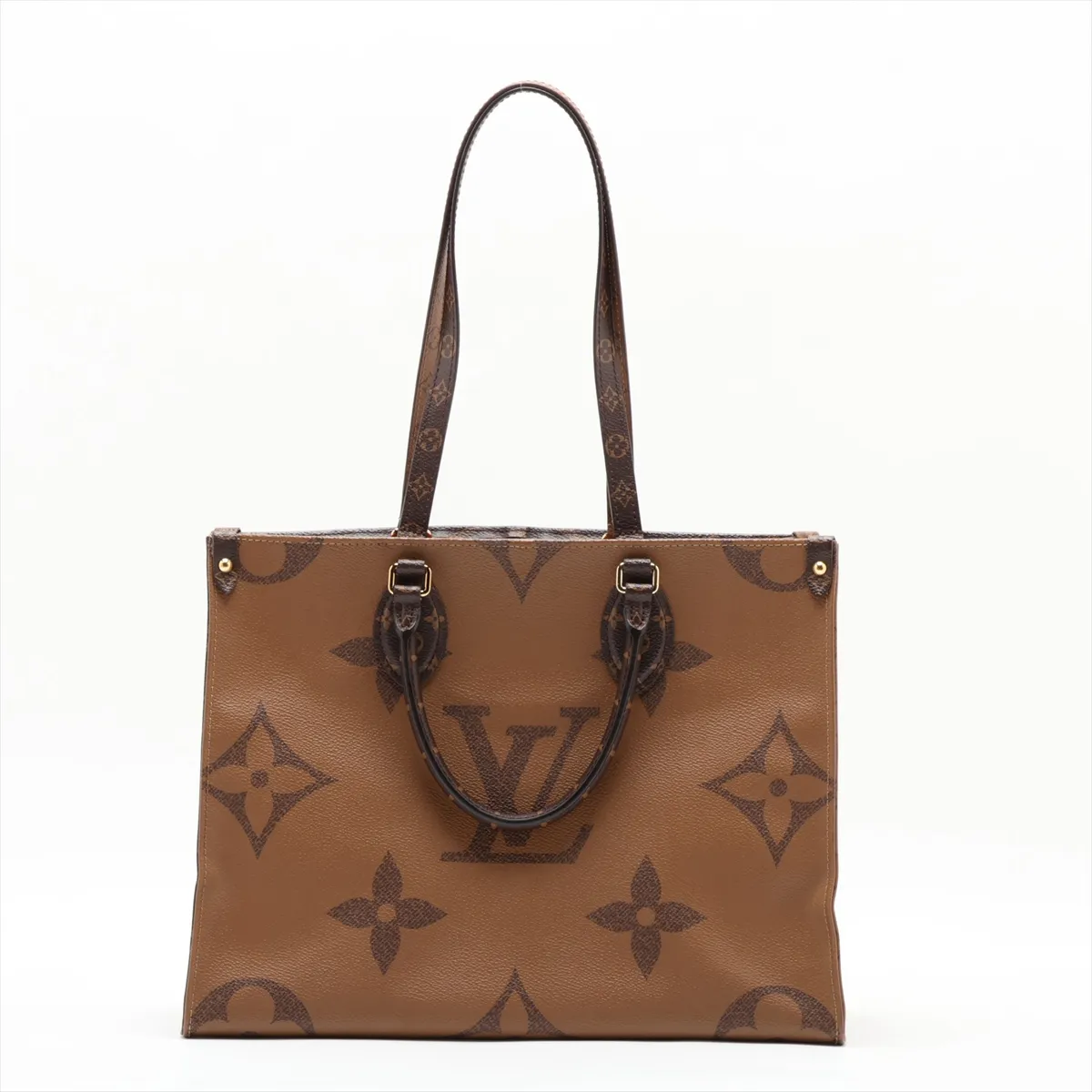 Giant Monogram Reverse OnTheGo MM M45039 TR4189 Brown (RFID detected) — view 2
