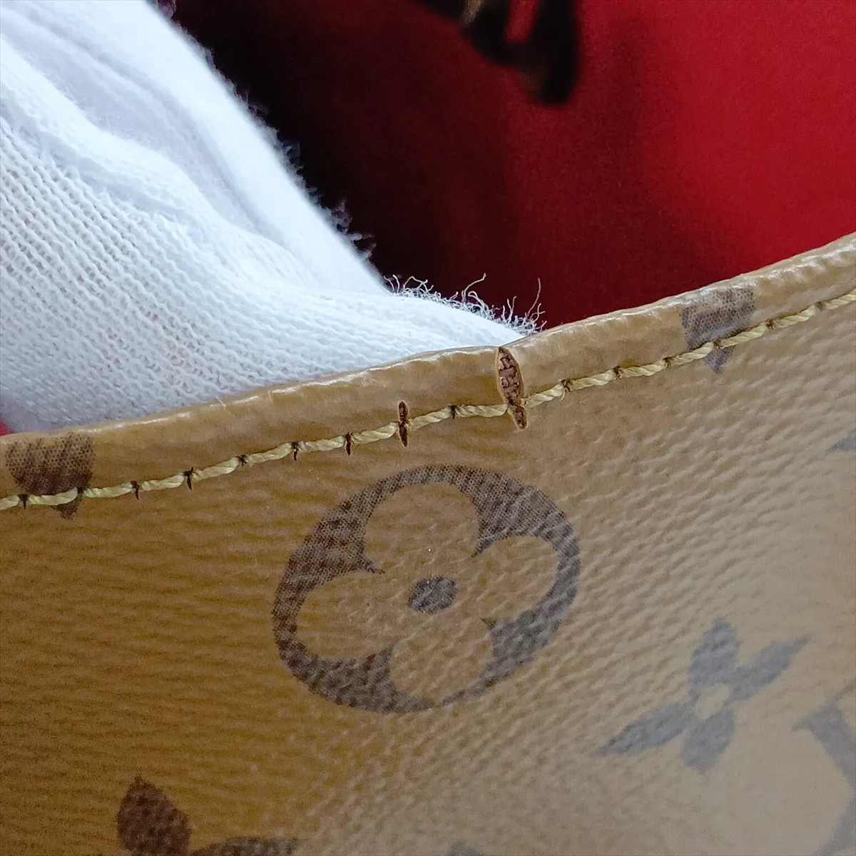 Giant Monogram Reverse OnTheGo MM M45039 TR4189 Brown (RFID detected) — view 12