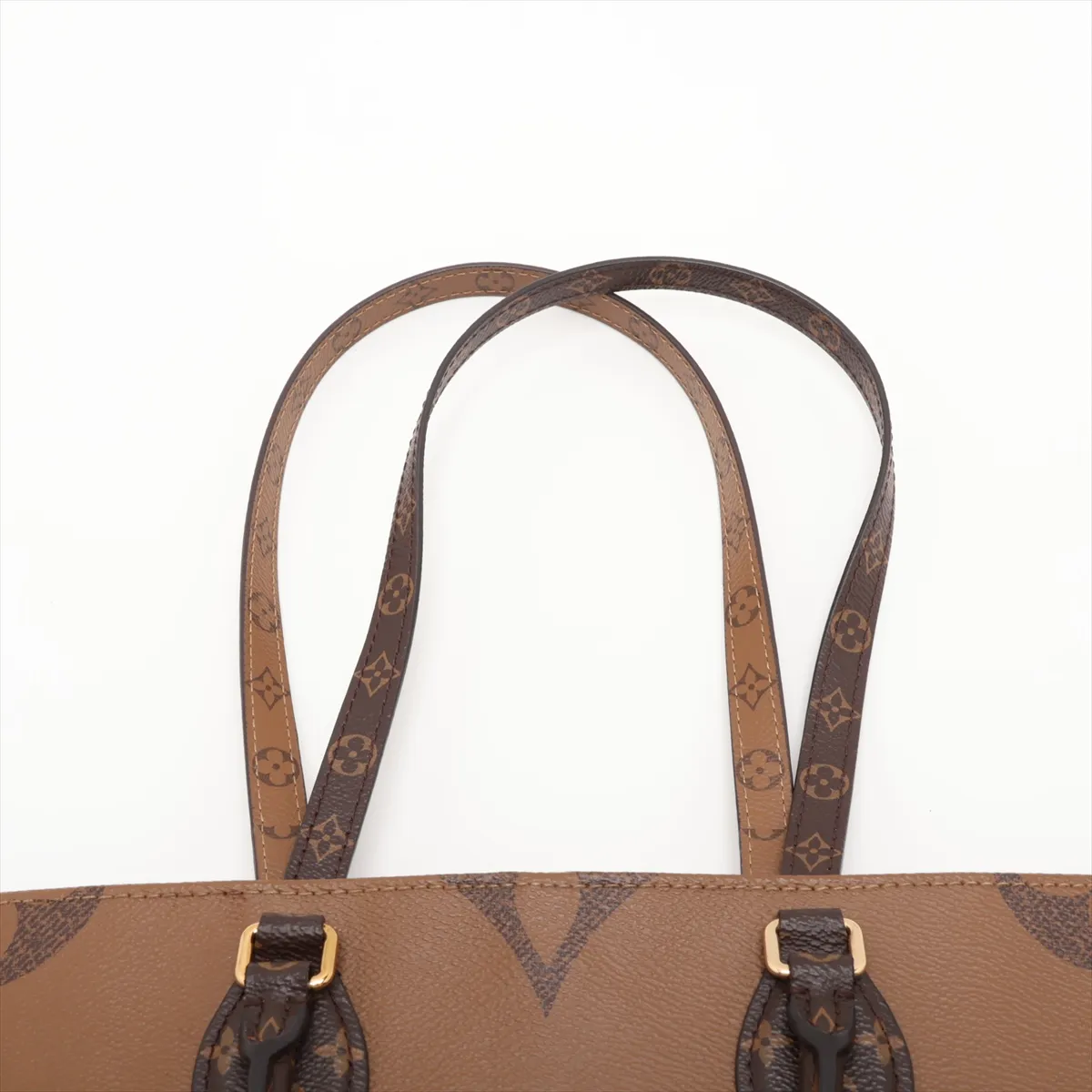 Giant Monogram Reverse OnTheGo MM M45039 TR4189 Brown (RFID detected) — view 6