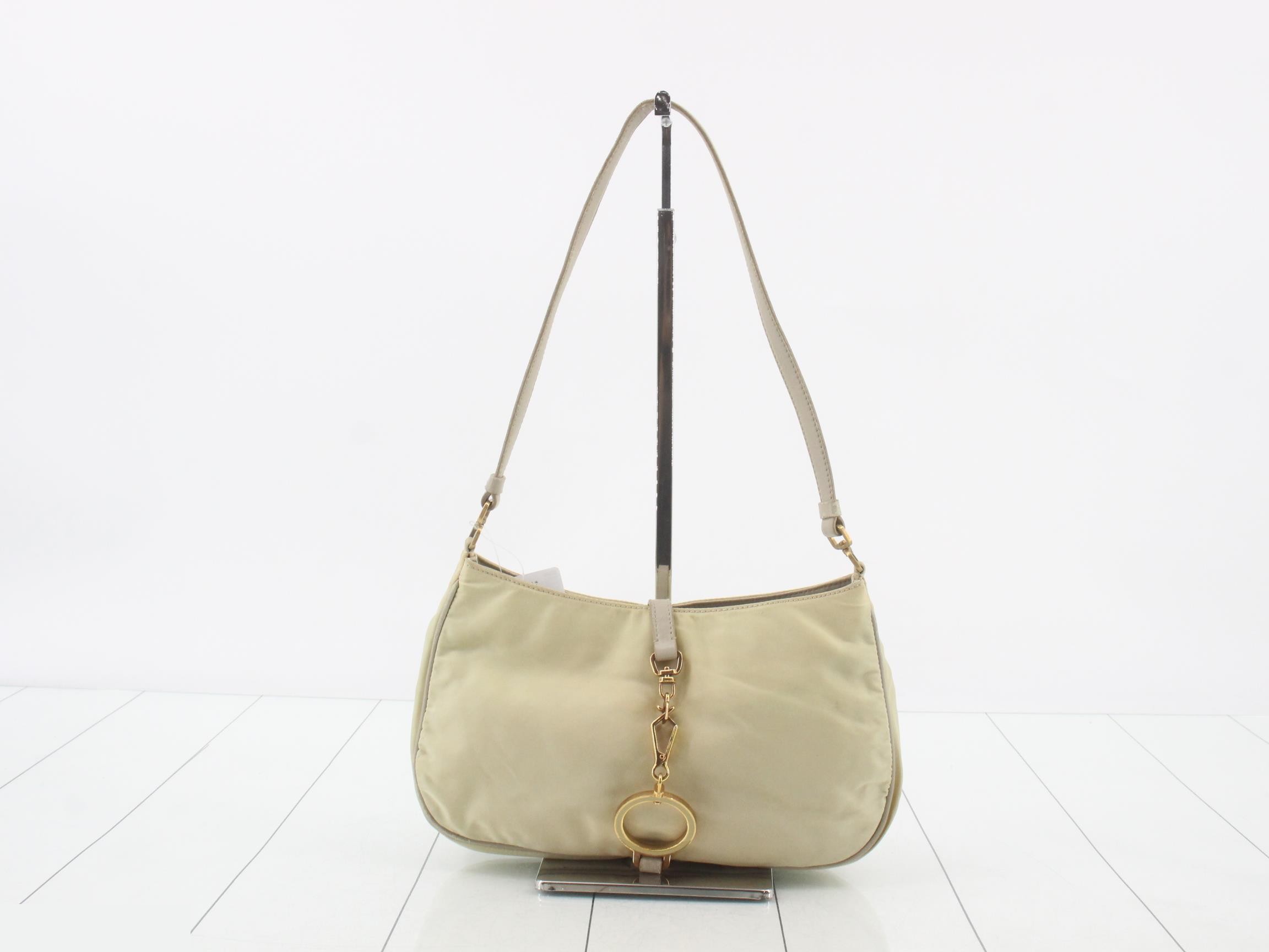One-shoulder bag, nylon, green