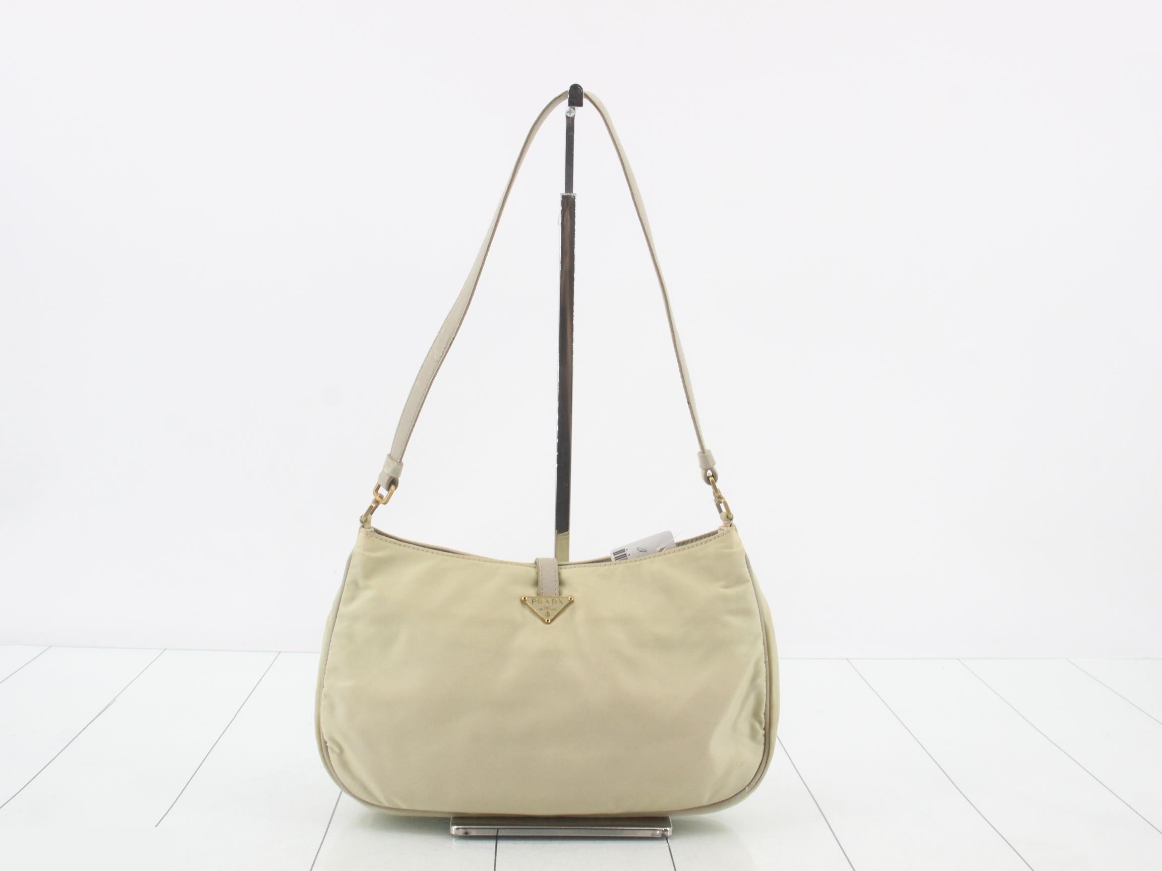 One-shoulder bag, nylon, green — view 3