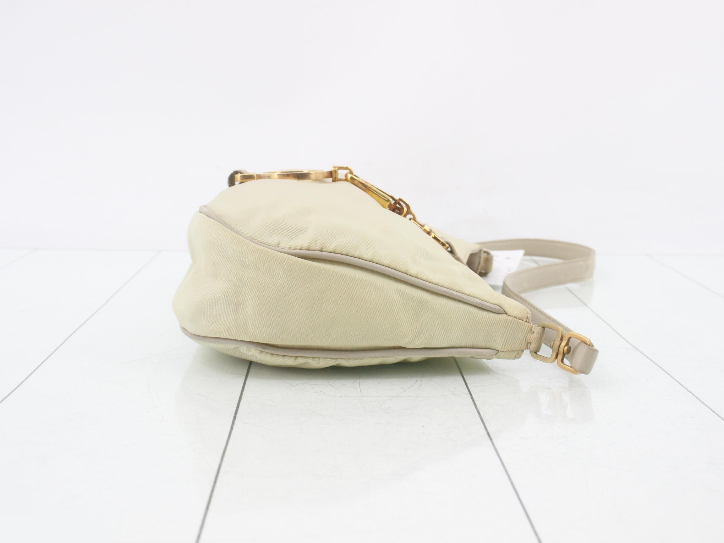 One-shoulder bag, nylon, green — view 4