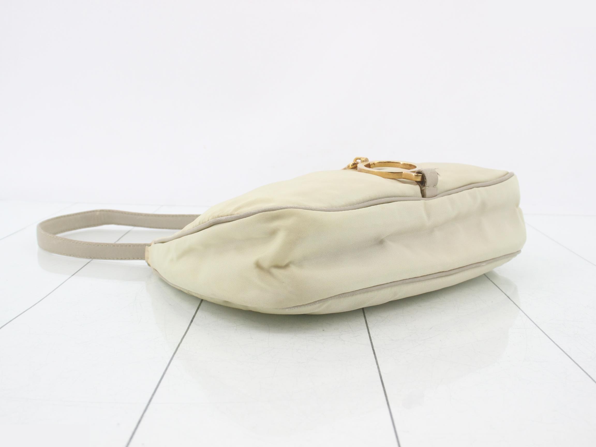 One-shoulder bag, nylon, green — view 6
