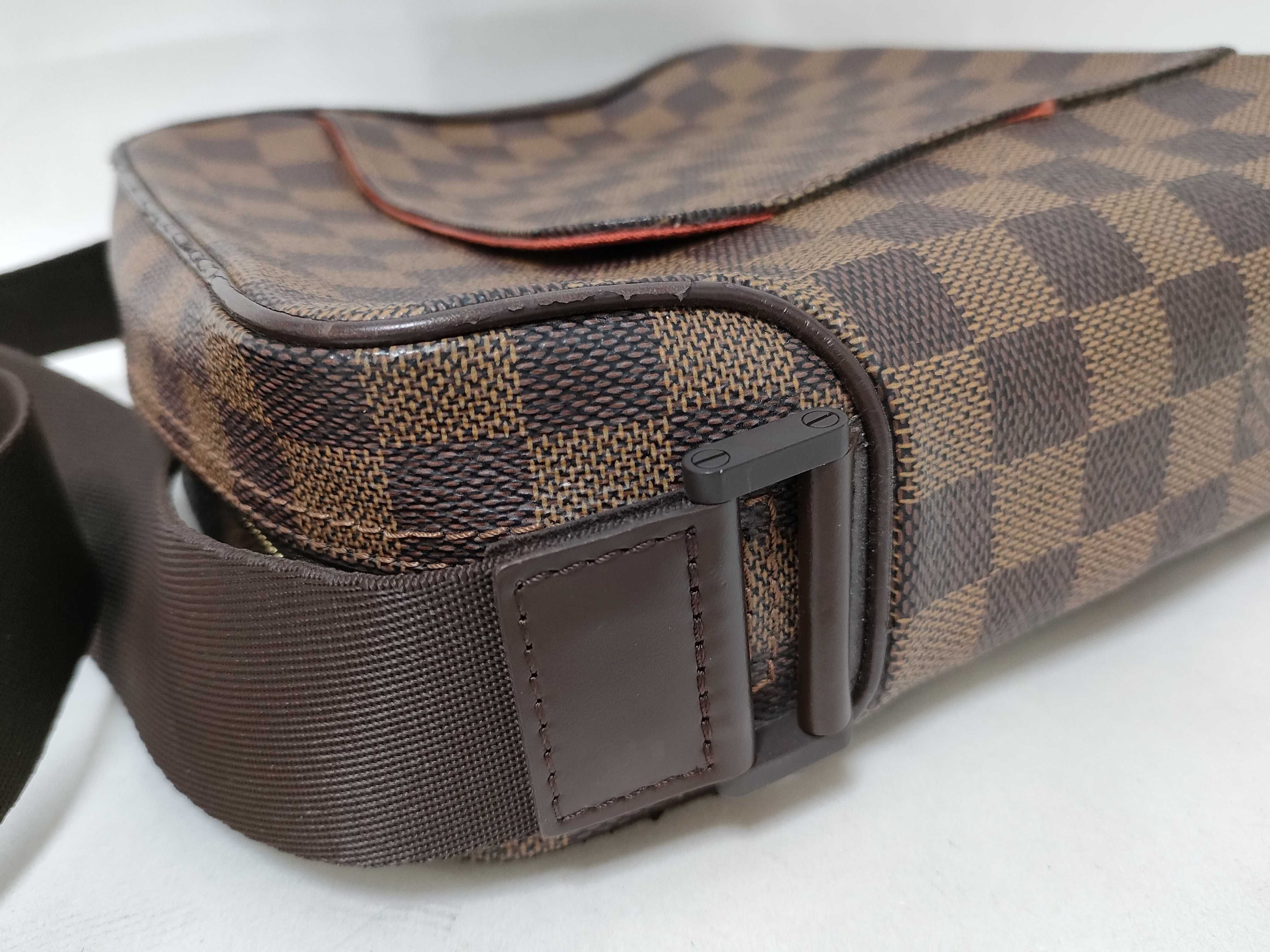 Damier Olaf PM N41442 MI0034 Brown Shoulder Bag — view 5