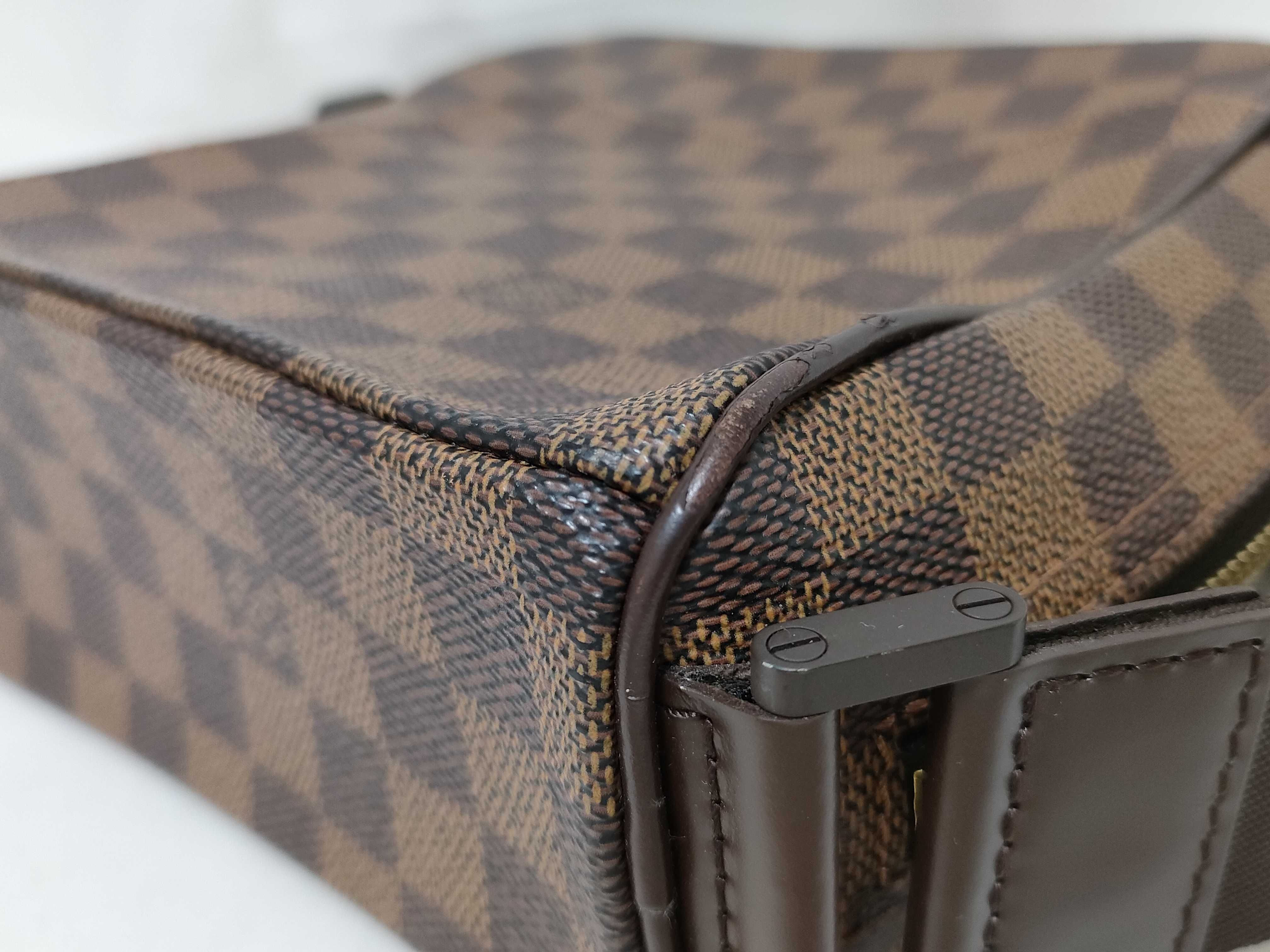 Damier Olaf PM N41442 MI0034 Brown Shoulder Bag — view 6