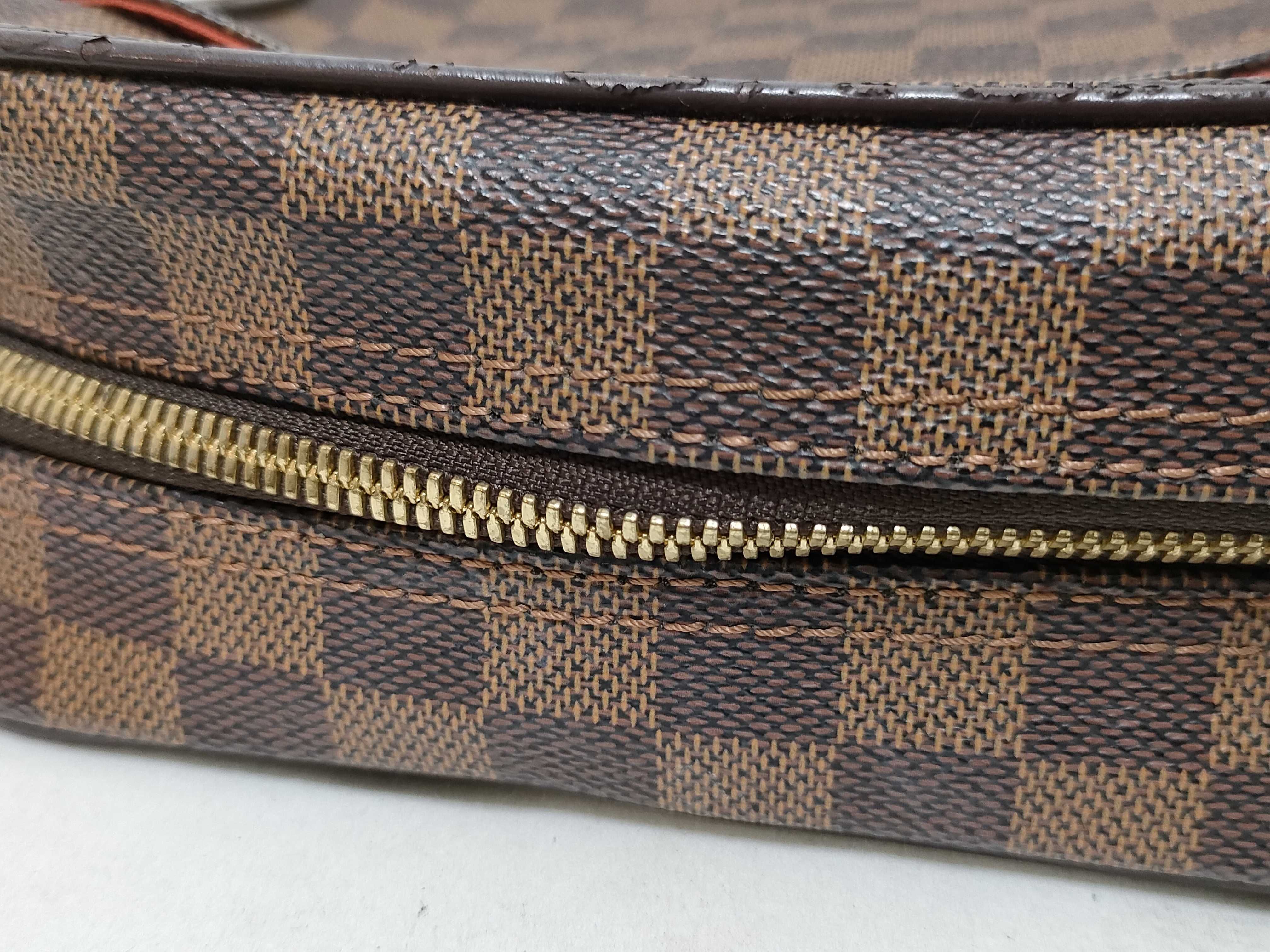 Damier Olaf PM N41442 MI0034 Brown Shoulder Bag — view 8