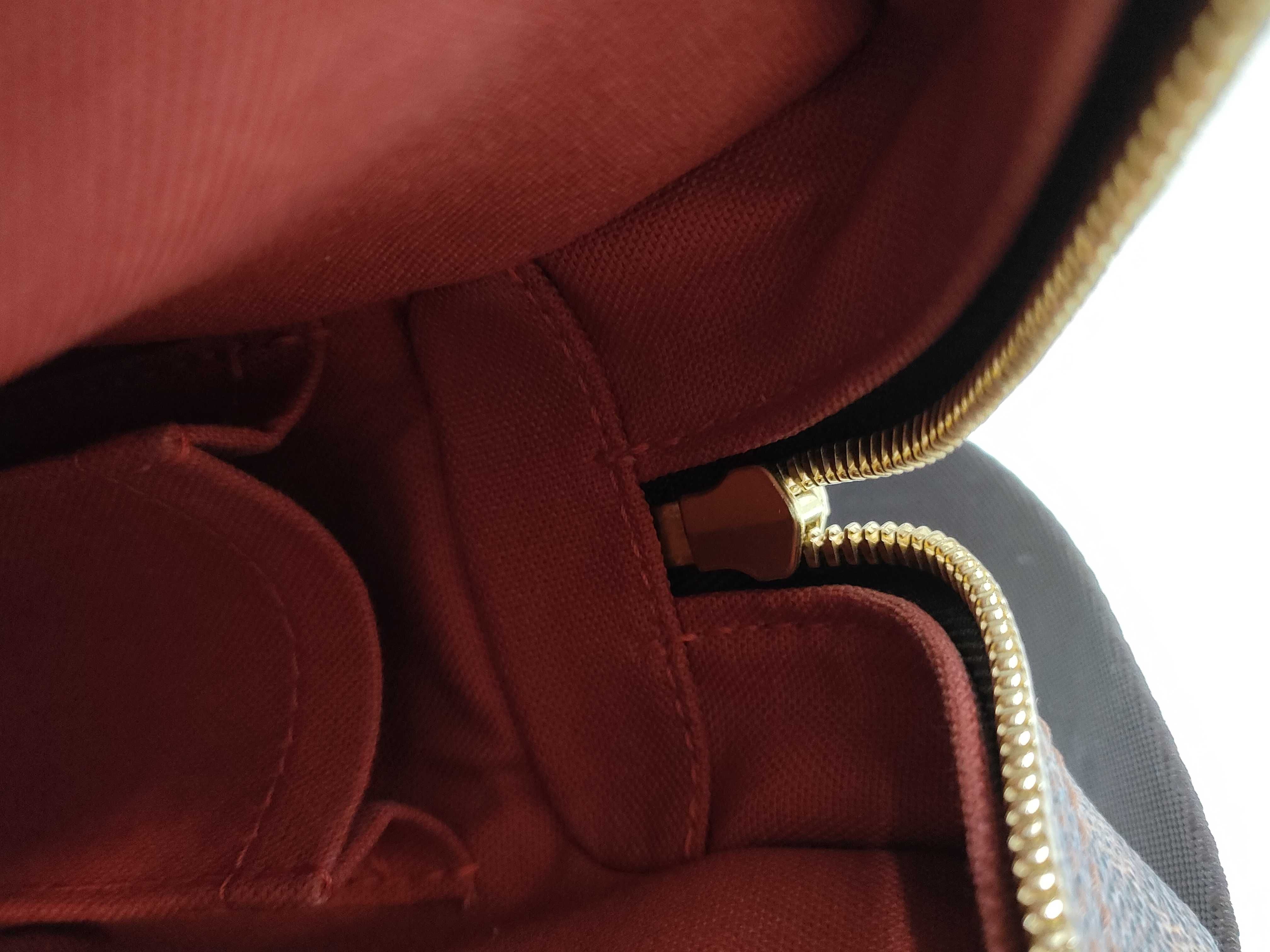 Damier Olaf PM N41442 MI0034 Brown Shoulder Bag — view 9
