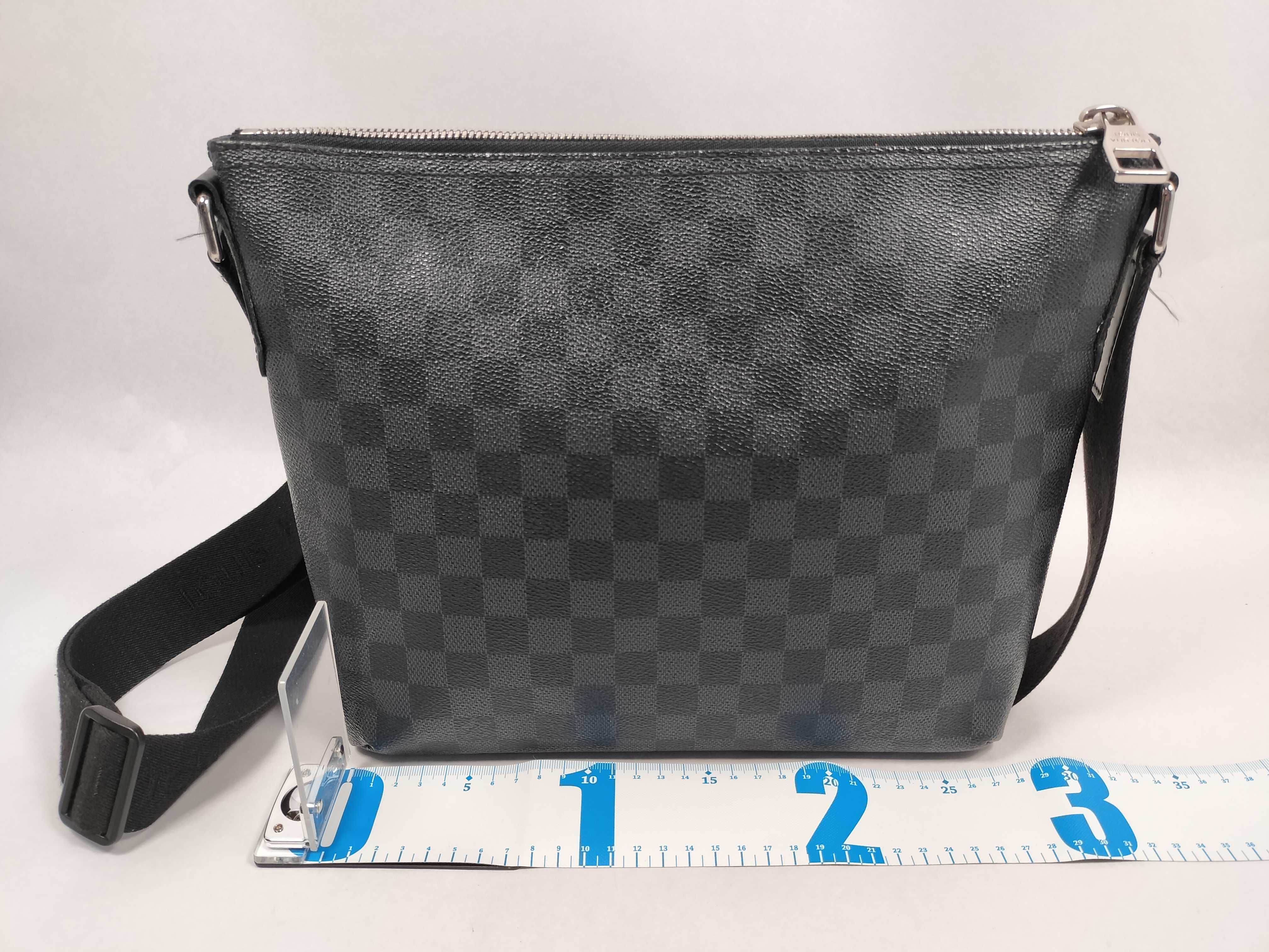 Damier Graphite Louis Vuitton Black Damier N41211 Graphite Mick PM Shoulder Bag — view 2