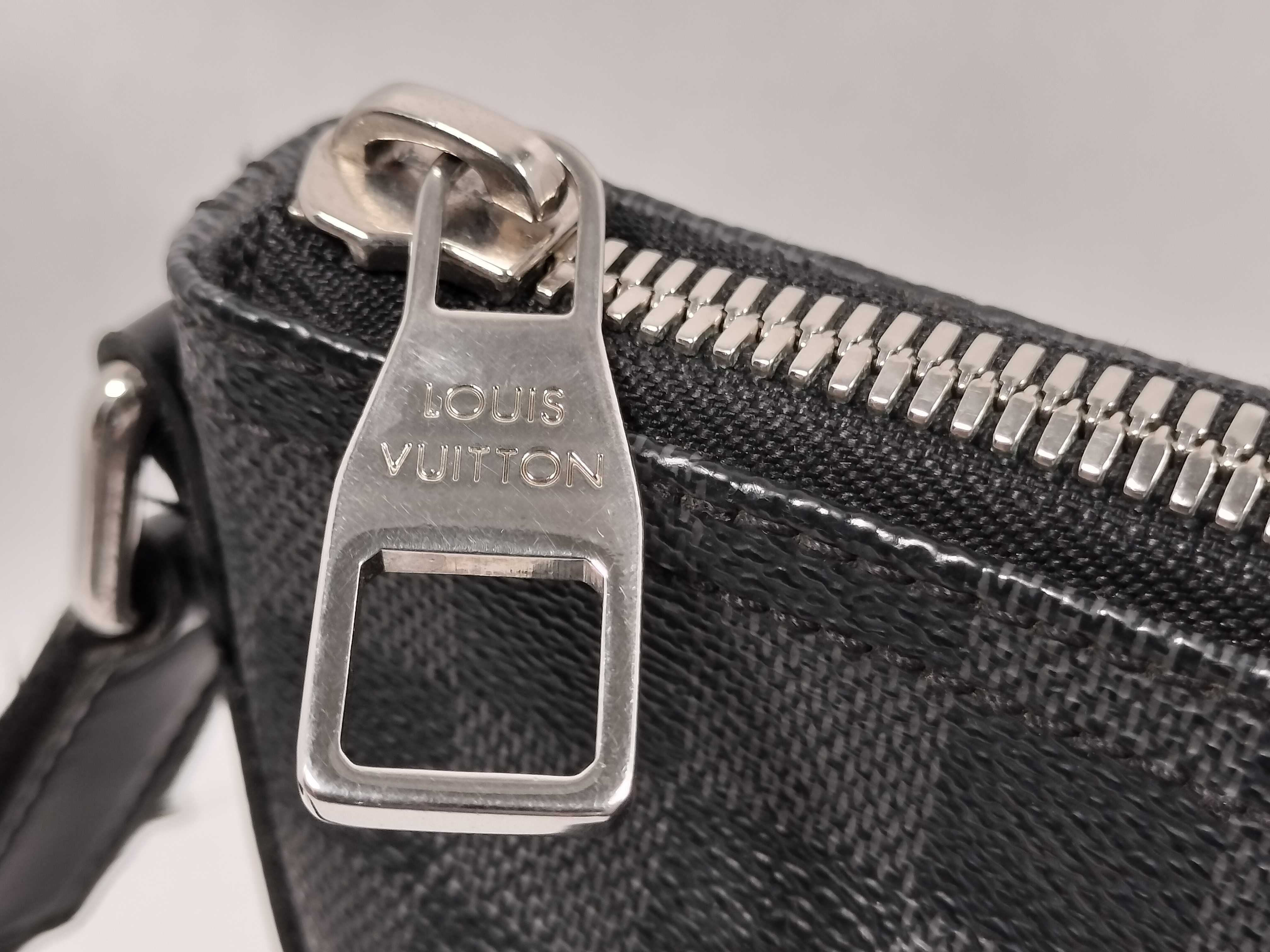 Damier Graphite Louis Vuitton Black Damier N41211 Graphite Mick PM Shoulder Bag — view 9