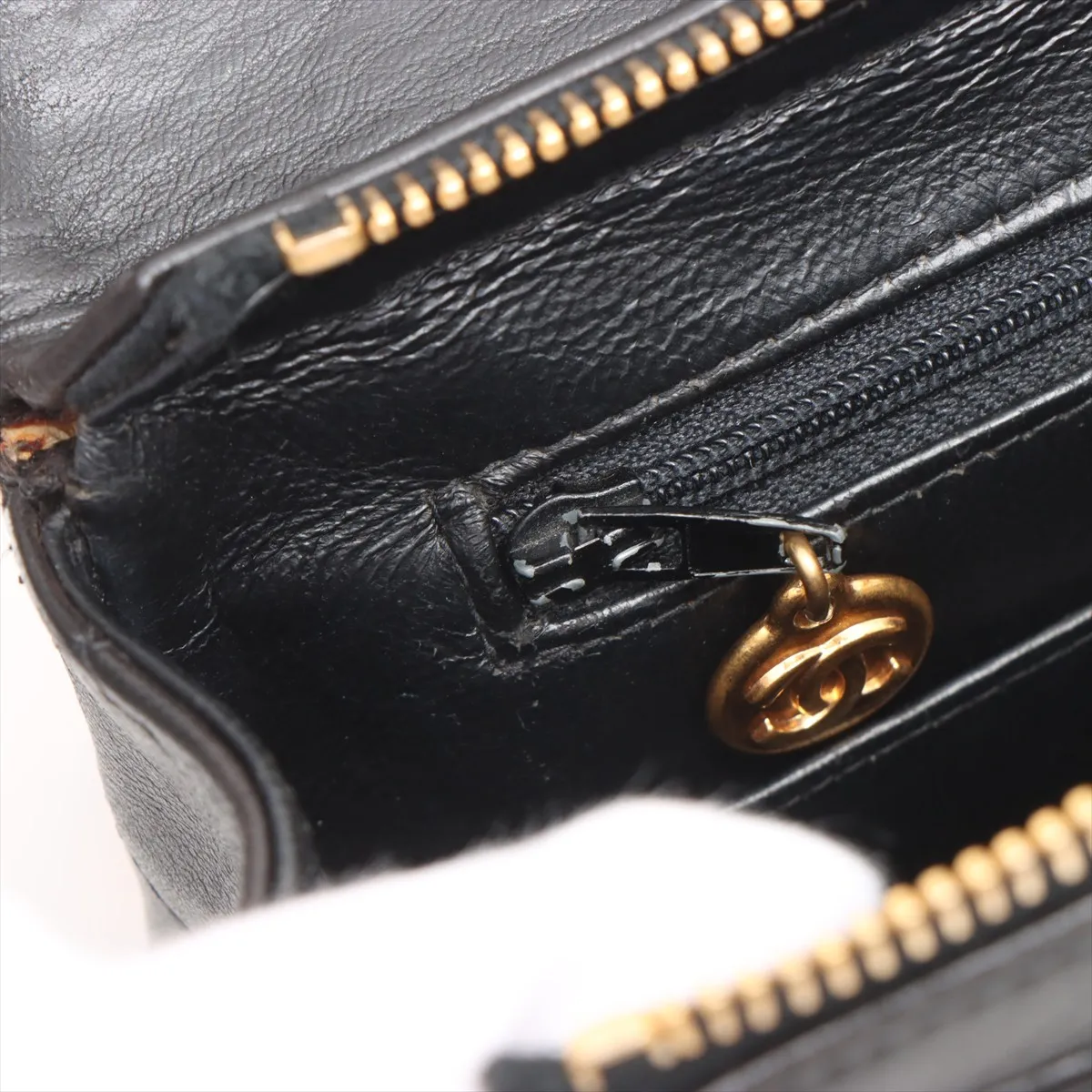 Matelasse Lambskin Chain Backpack Black Gold Hardware 3944559 3rd Series — view 12