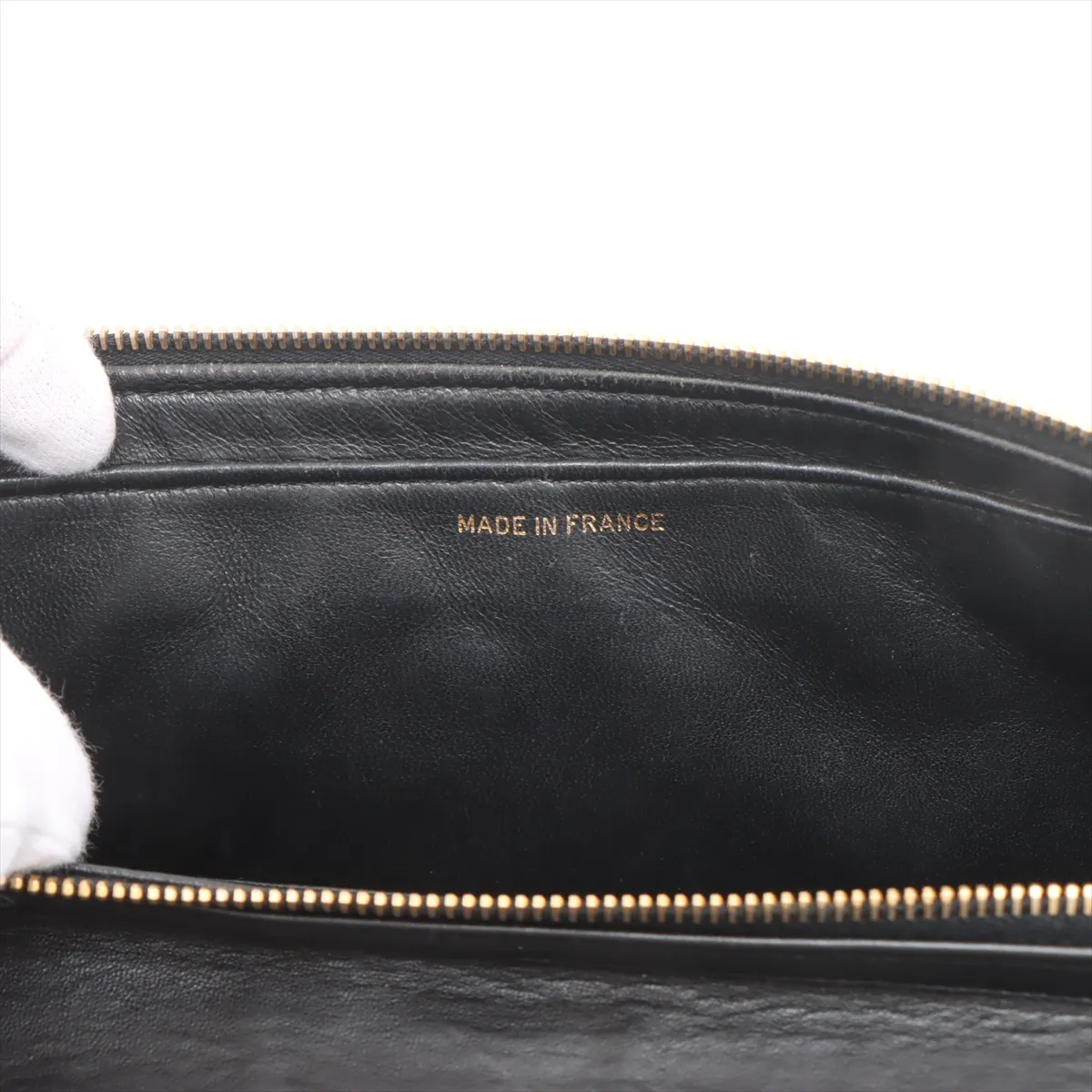 Matelasse Lambskin Chain Backpack Black Gold Hardware 3944559 3rd Series — view 13