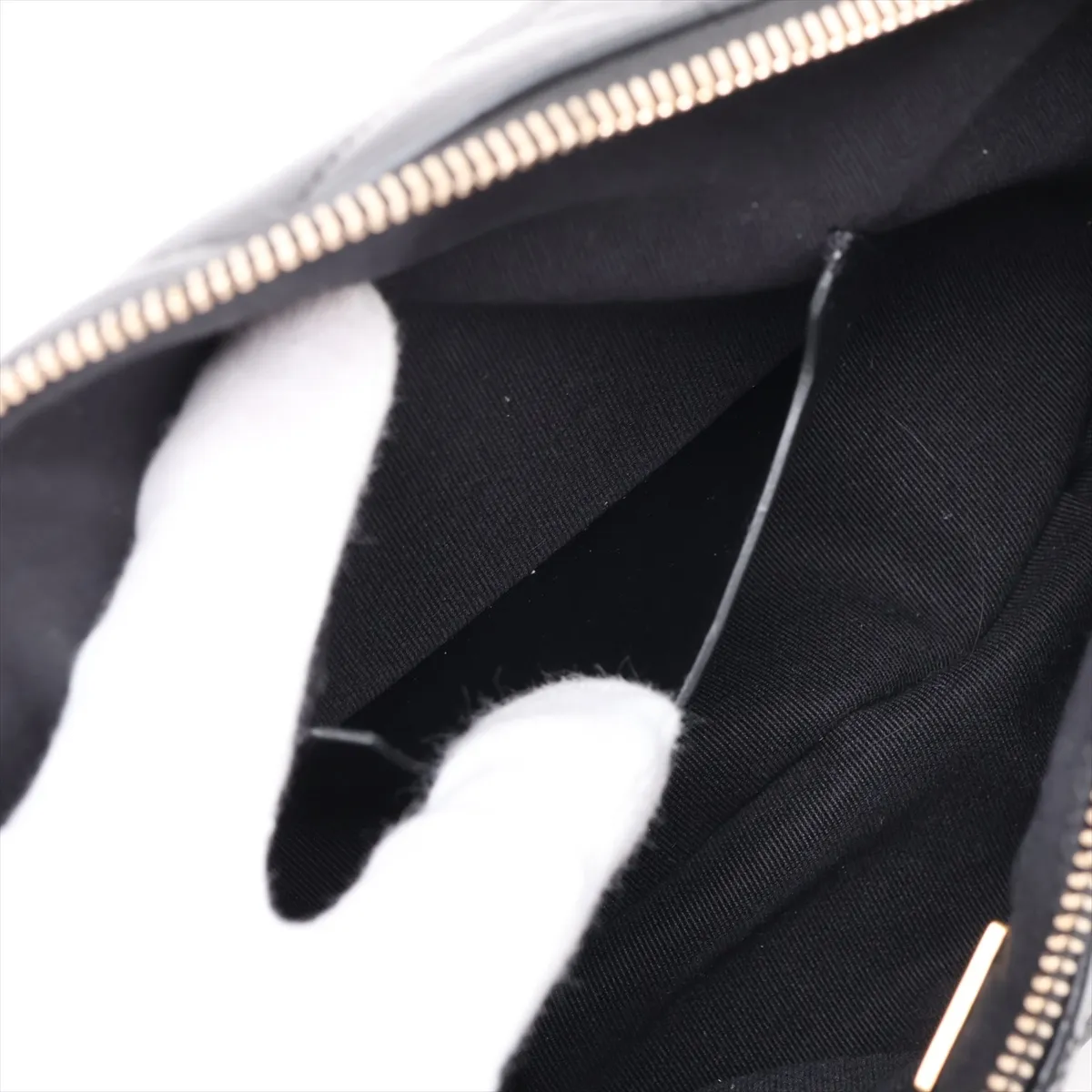 [Individually packaged] Chanel Matelassé Shiny Calfskin Body Bag, Black with Gold Hardware, EAT5TXPK, Random Plate, AS4934 — view 7