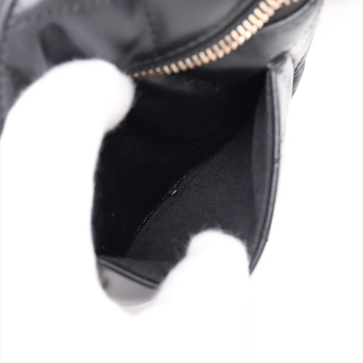[Individually packaged] Chanel Matelassé Shiny Calfskin Body Bag, Black with Gold Hardware, EAT5TXPK, Random Plate, AS4934 — view 9