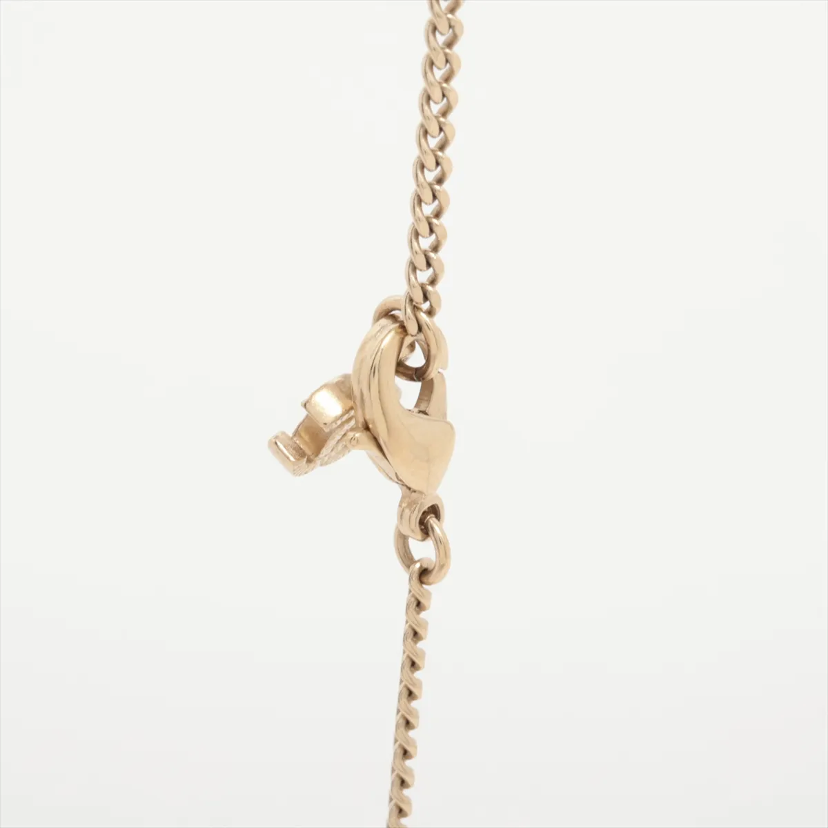 Coco Mark A18C Necklace, GP x Rhinestone, Gold, — view 3
