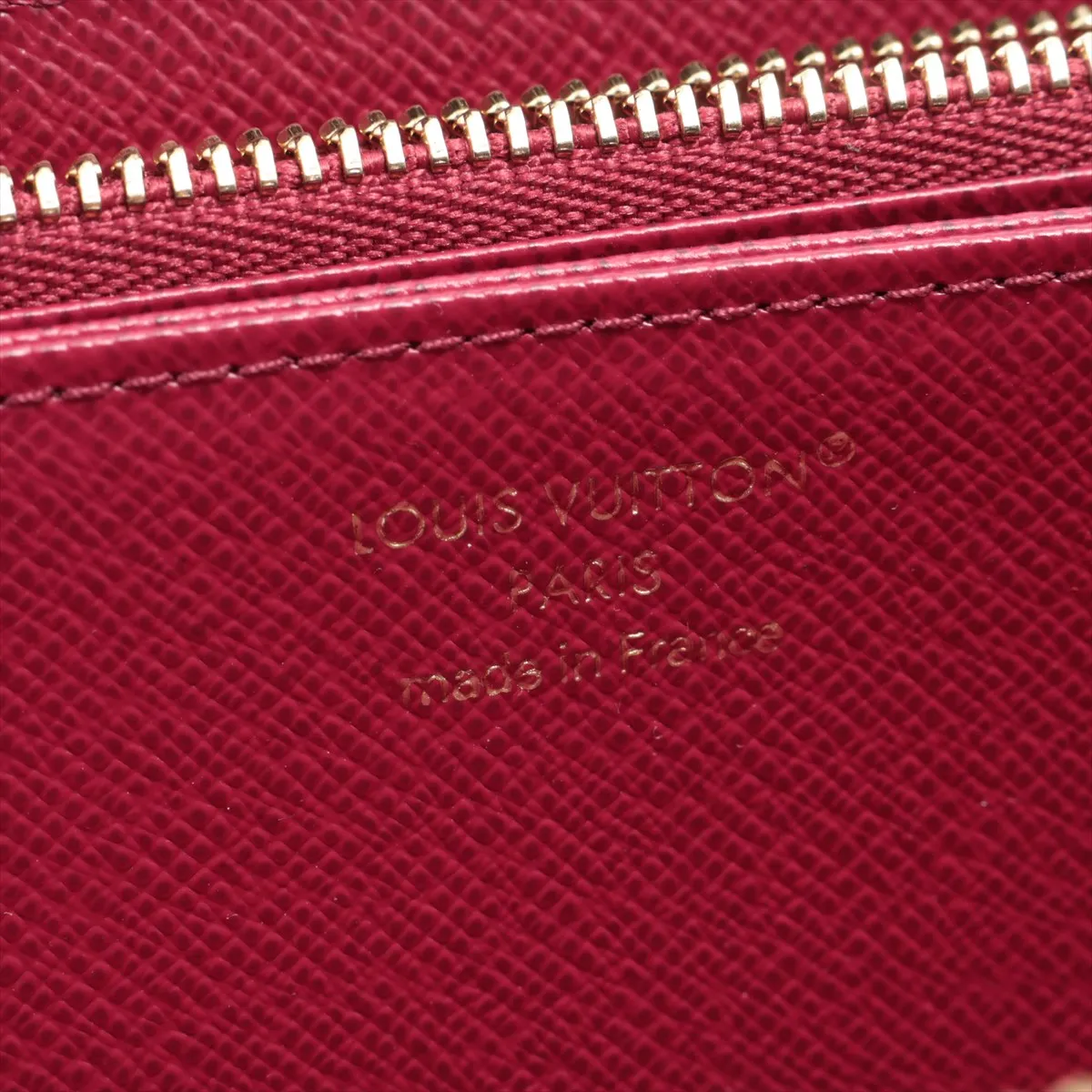 Monogram Zippy Wallet M41895 Fuchsia Round Zip Wallet (RFID detected) — view 11