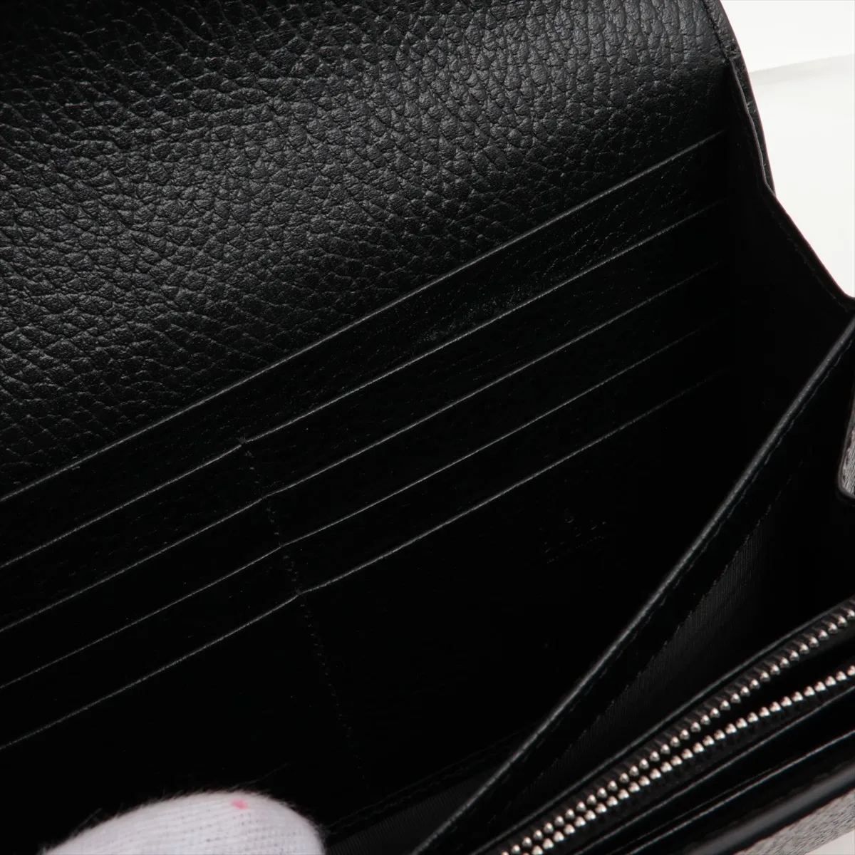 Dionysus Leather Chain Wallet Black 401231 — view 11