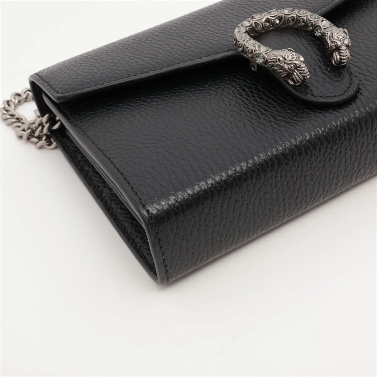 Dionysus Leather Chain Wallet Black 401231 — view 4