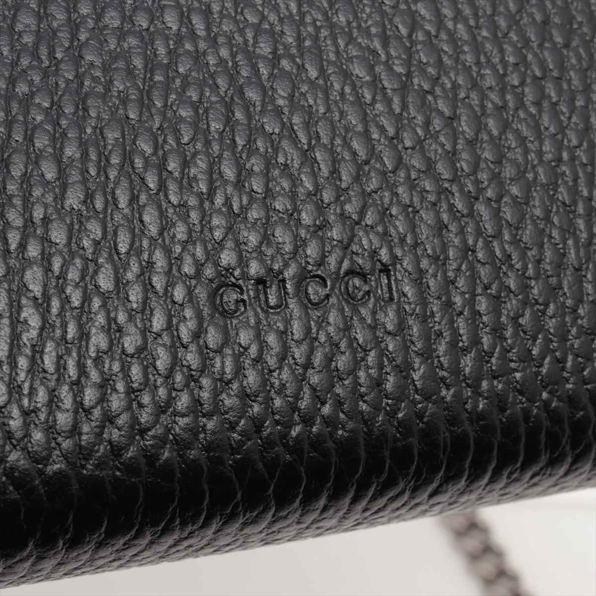 Dionysus Leather Chain Wallet Black 401231 — view 10
