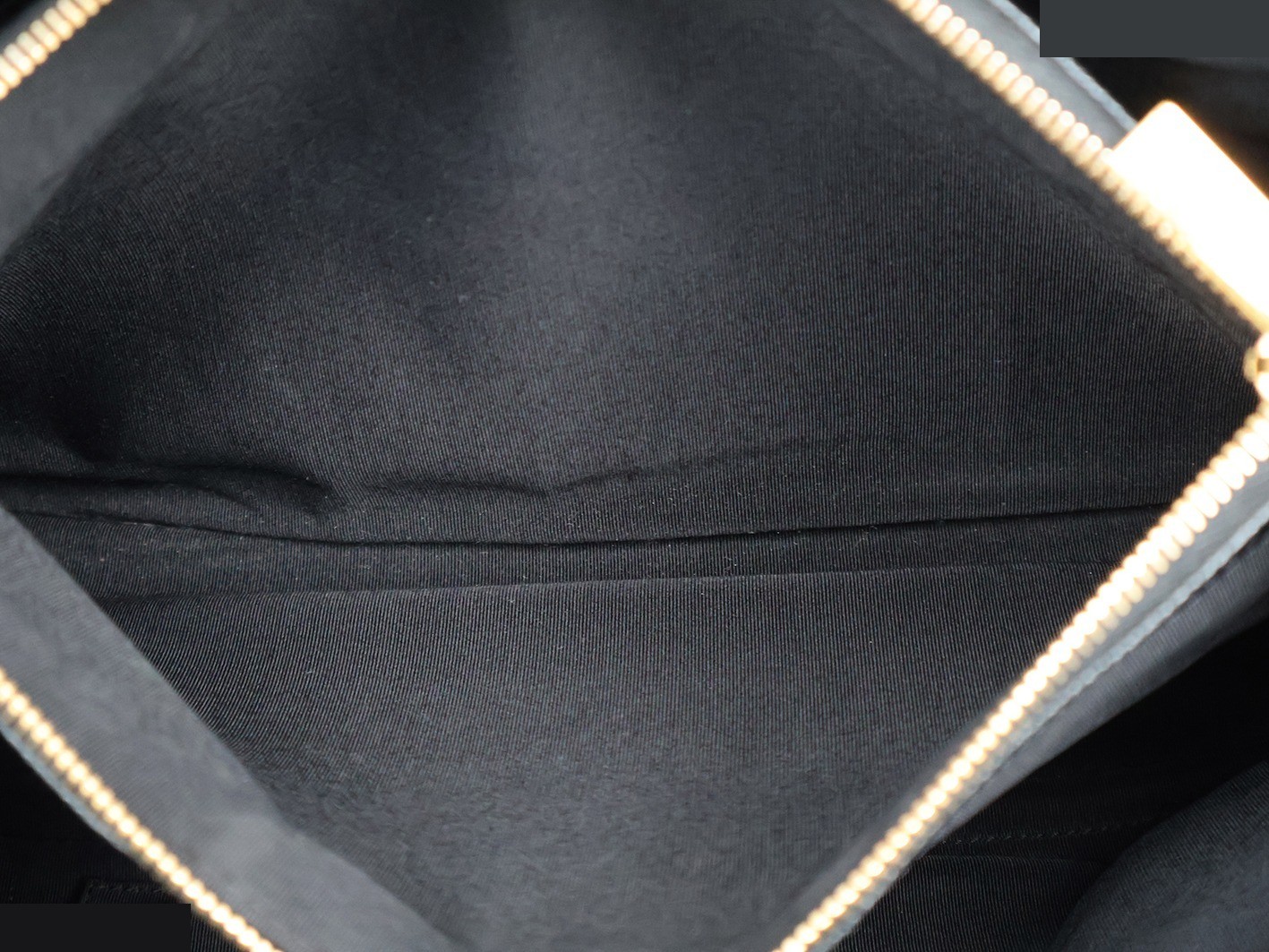 Caviar Skin GST Chain Tote Bag, Black — view 12