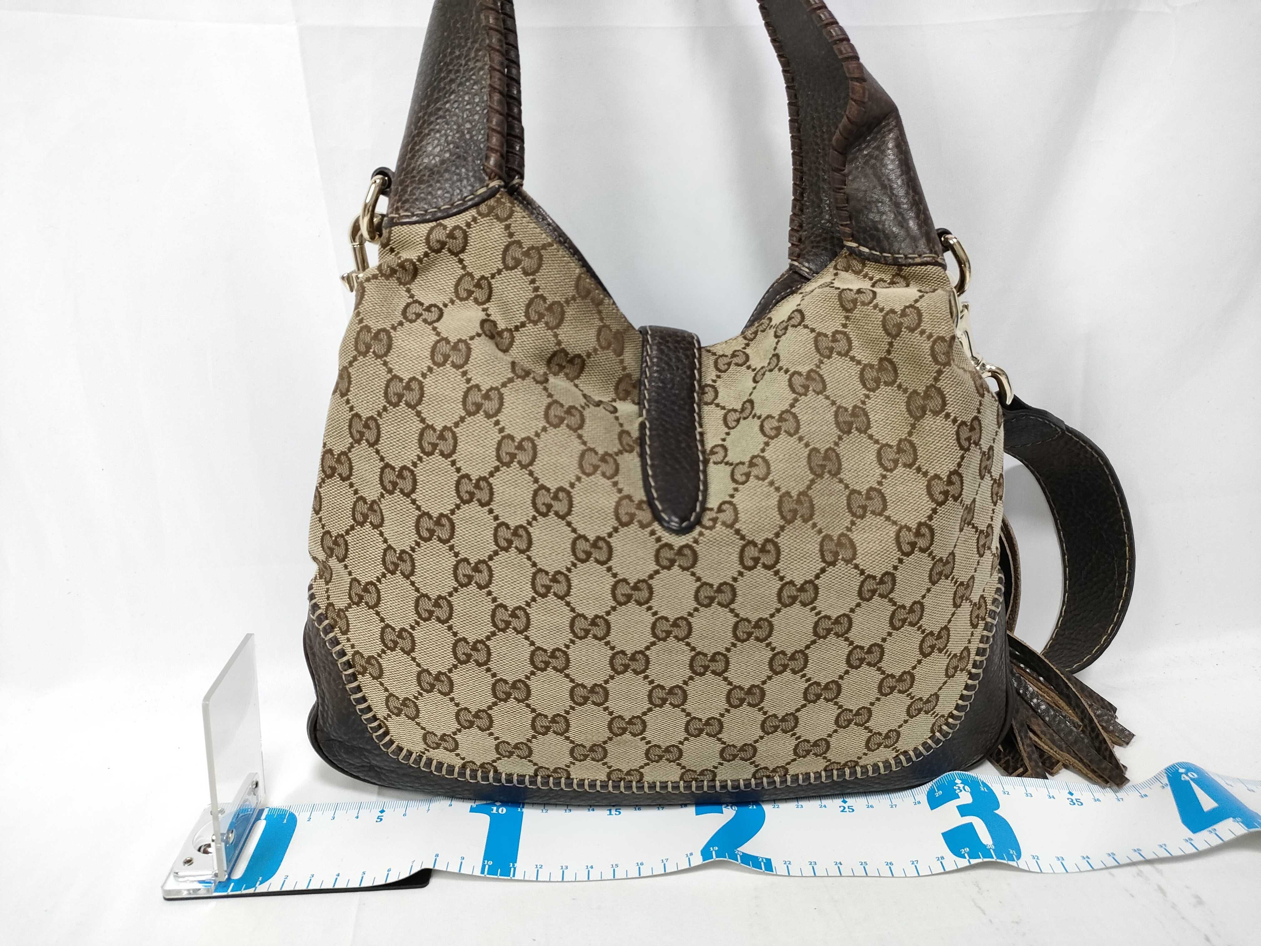 New Jackie Tote Bag Brown 219725 Shoulder Bag — view 2