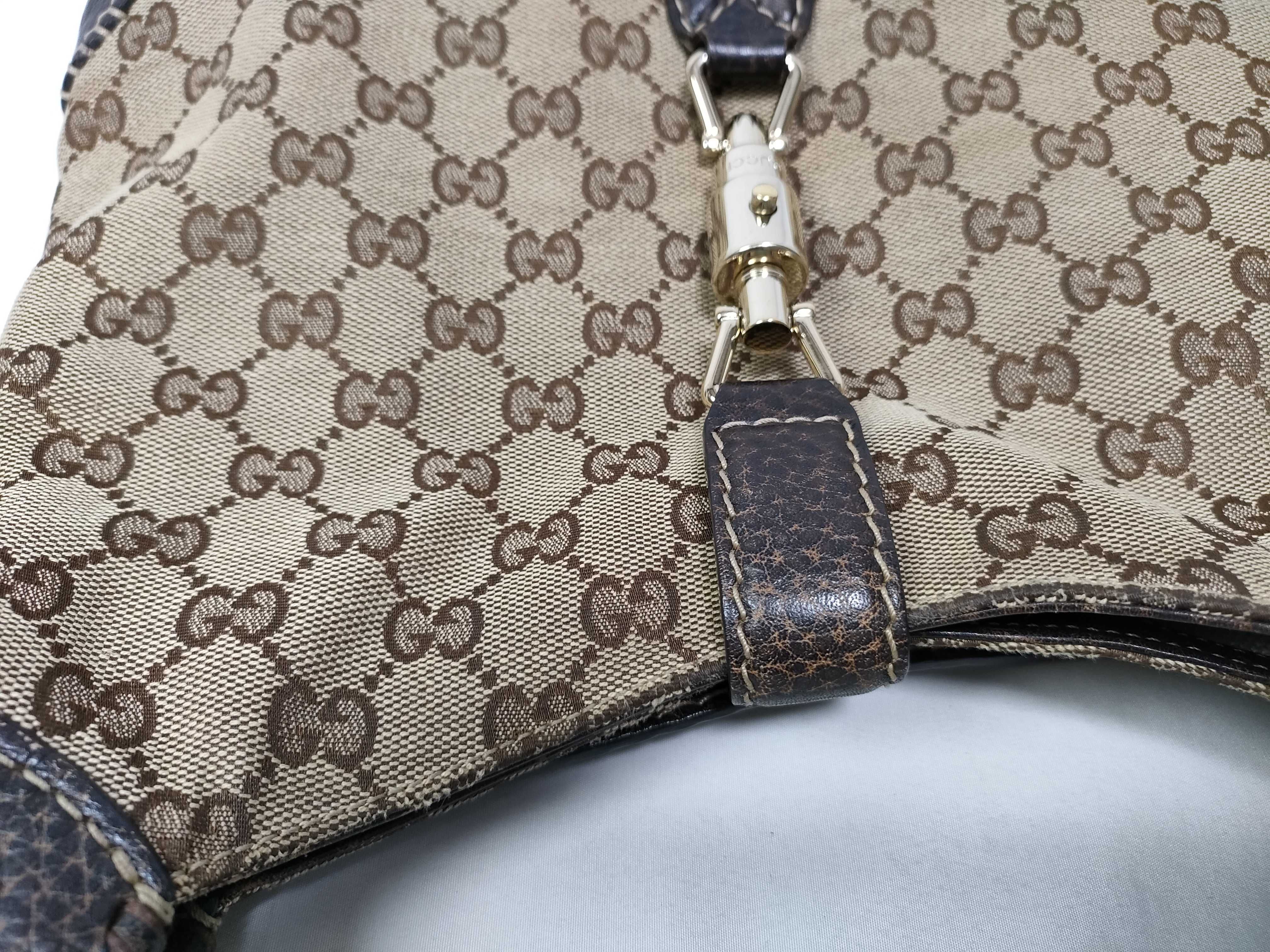 New Jackie Tote Bag Brown 219725 Shoulder Bag — view 11