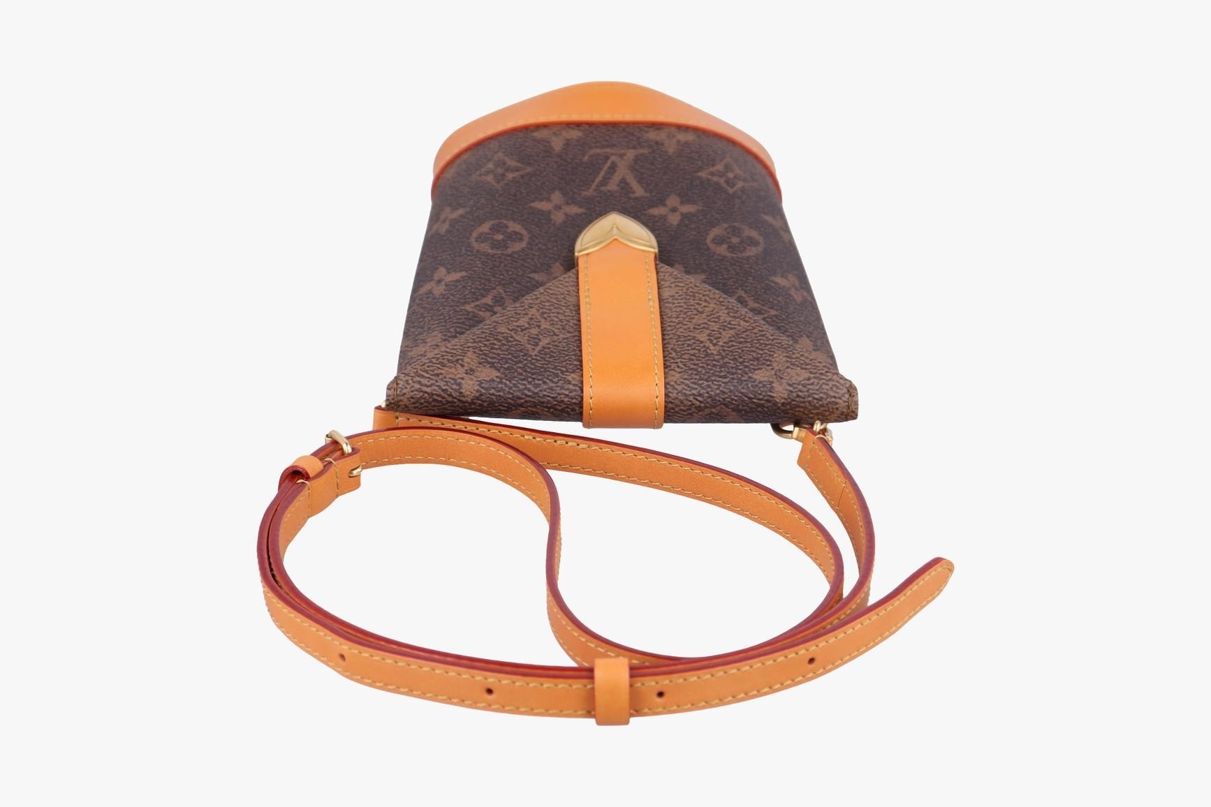 Envelope Pouch Monogram Dust x Leather Monogram/Brown — view 5