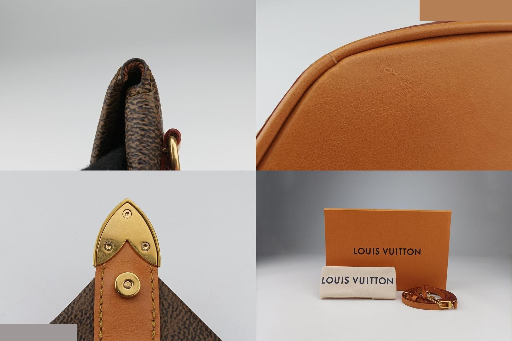 Envelope Pouch Monogram Dust x Leather Monogram/Brown — view 10