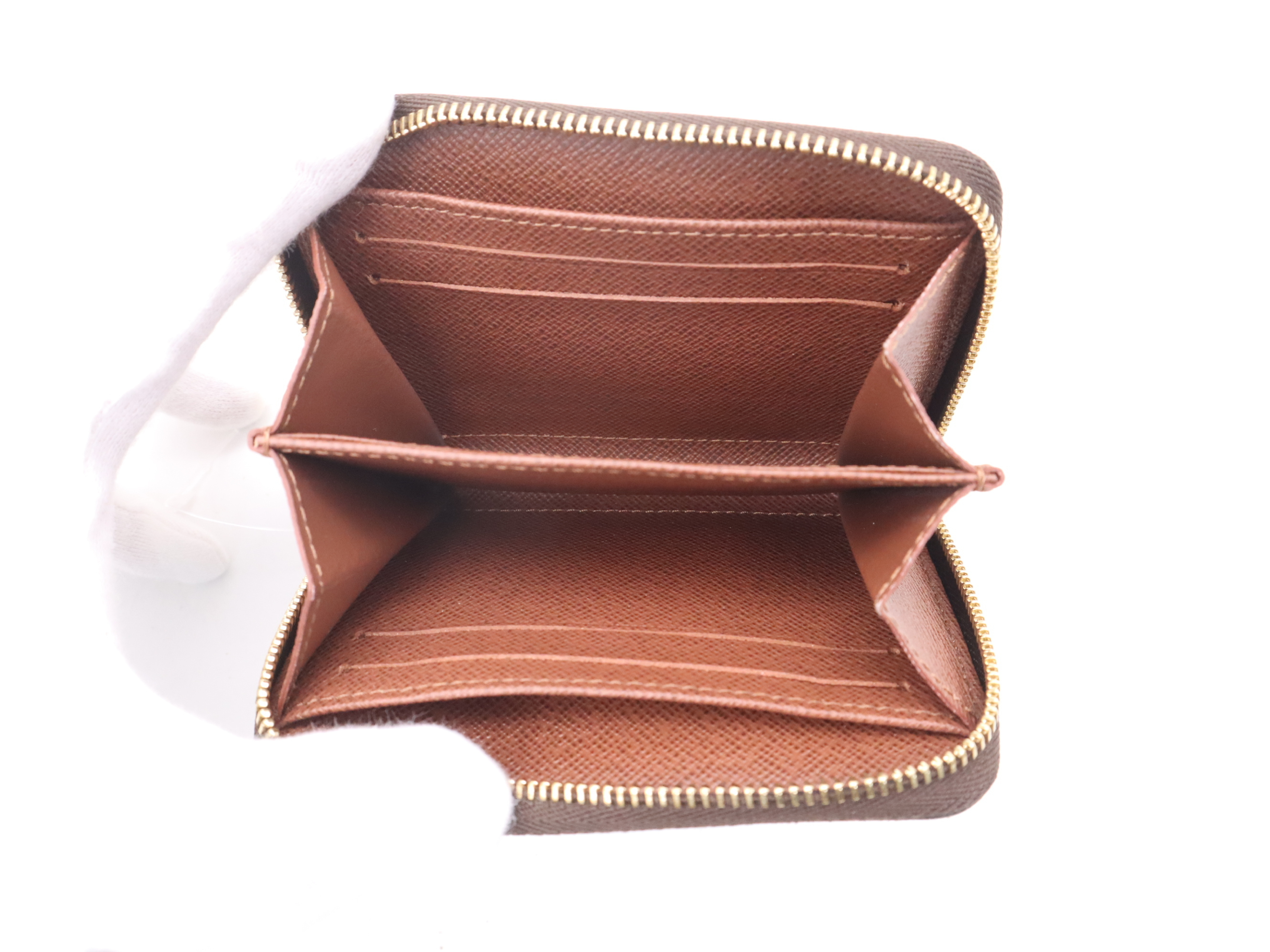 M60067 Monogram Zippy Coin Purse, with box and dust bag, RFID detected. Coin case. — view 7