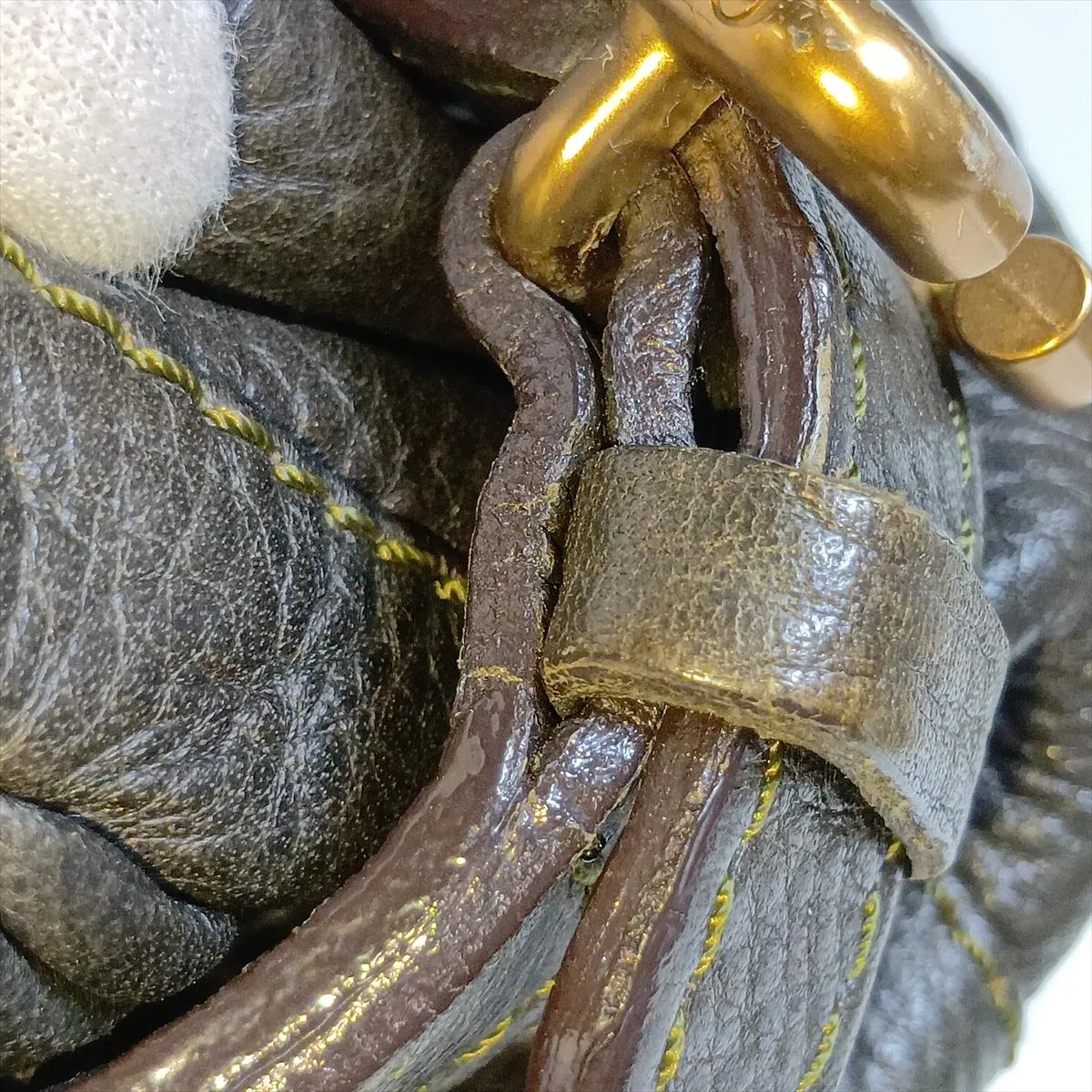 Paddington Leather Handbag, Green — view 12