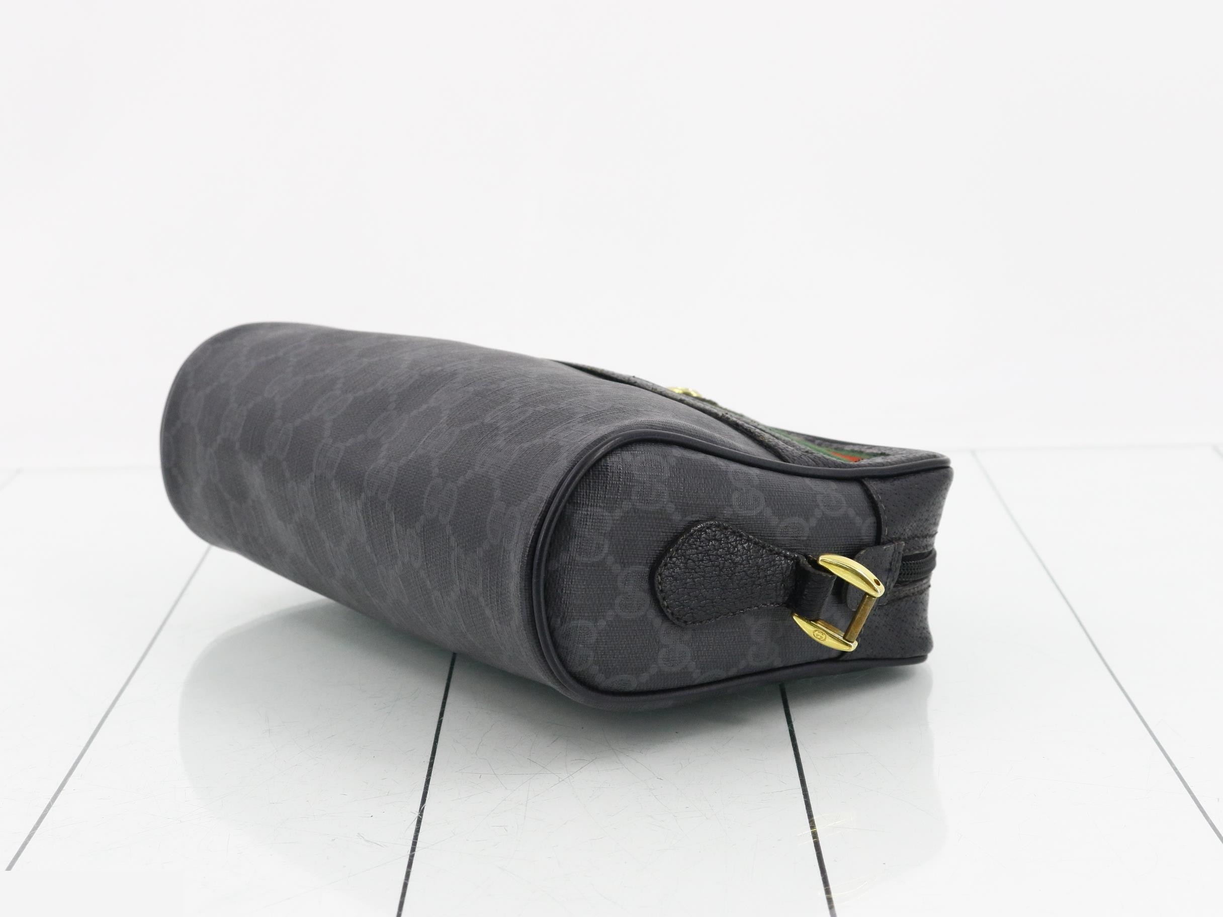 GG Supreme Sherry Line Shoulder Bag, Black — view 6