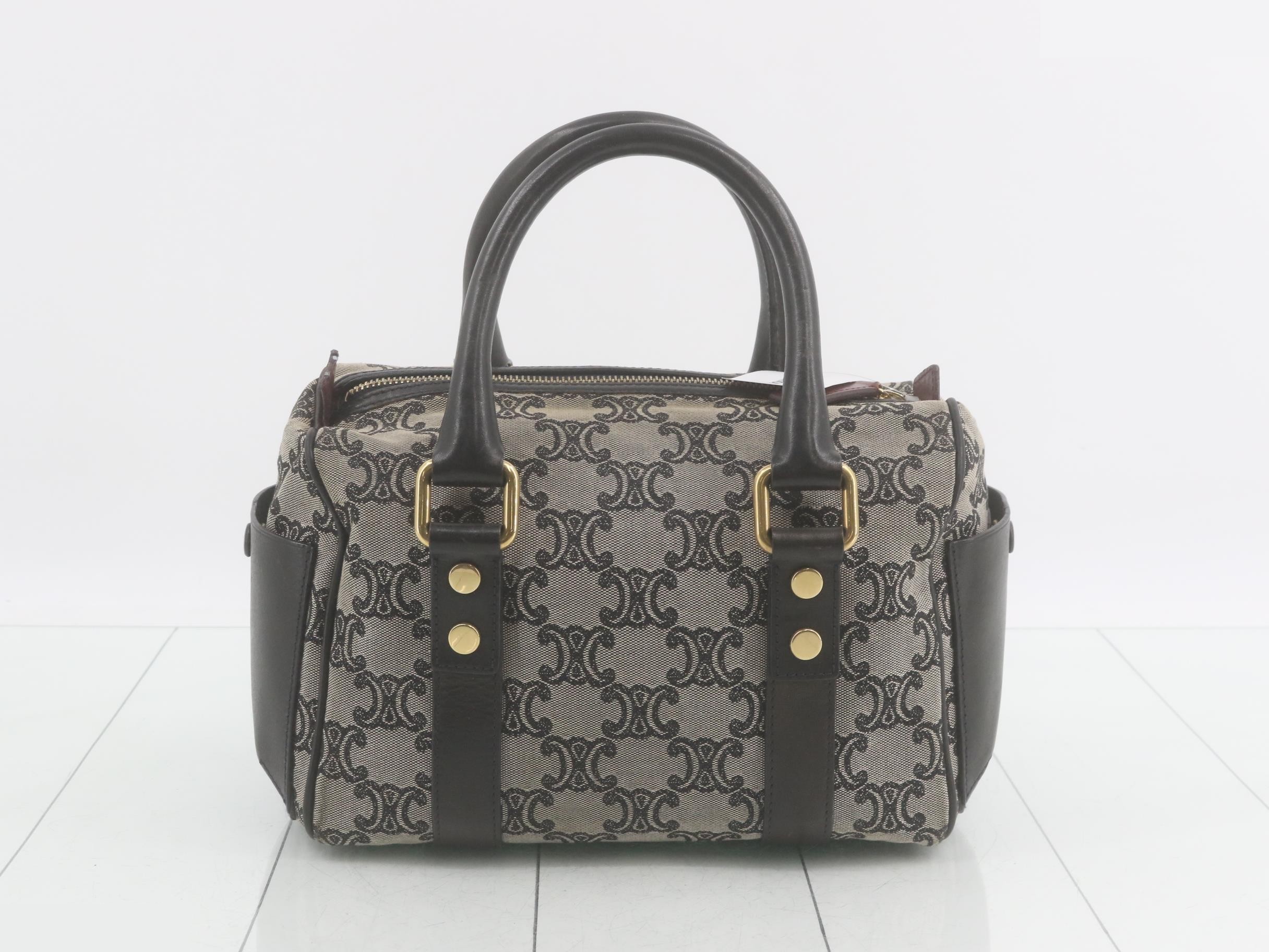 Triomphe Mini Boston Bag Handbag Clochette — view 2