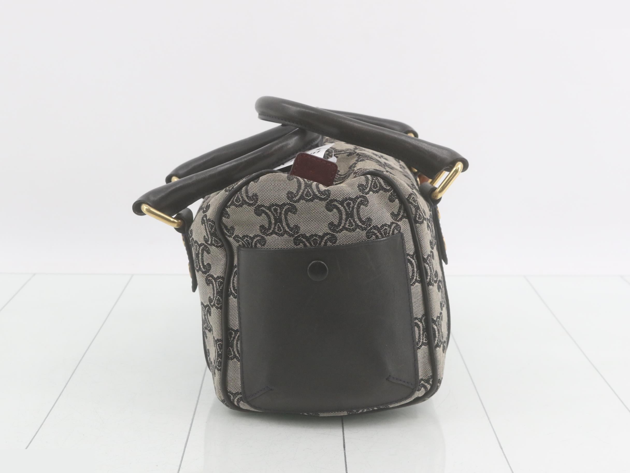 Triomphe Mini Boston Bag Handbag Clochette — view 4