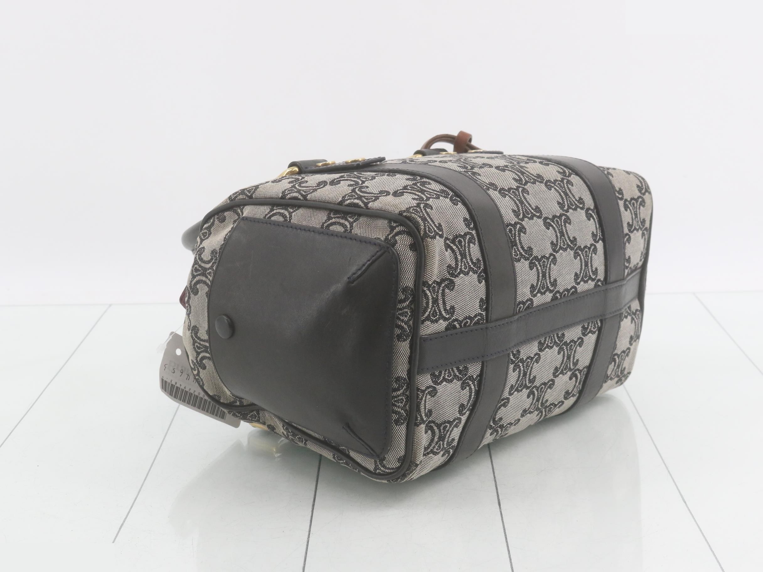 Triomphe Mini Boston Bag Handbag Clochette — view 5