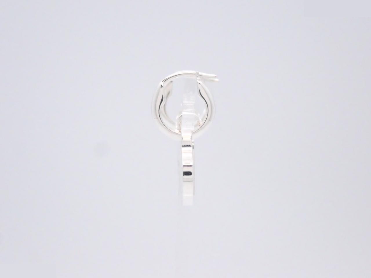 Swing earrings, heart cutout, Ag925, weight 8.2g, box and storage bag included. — view 3