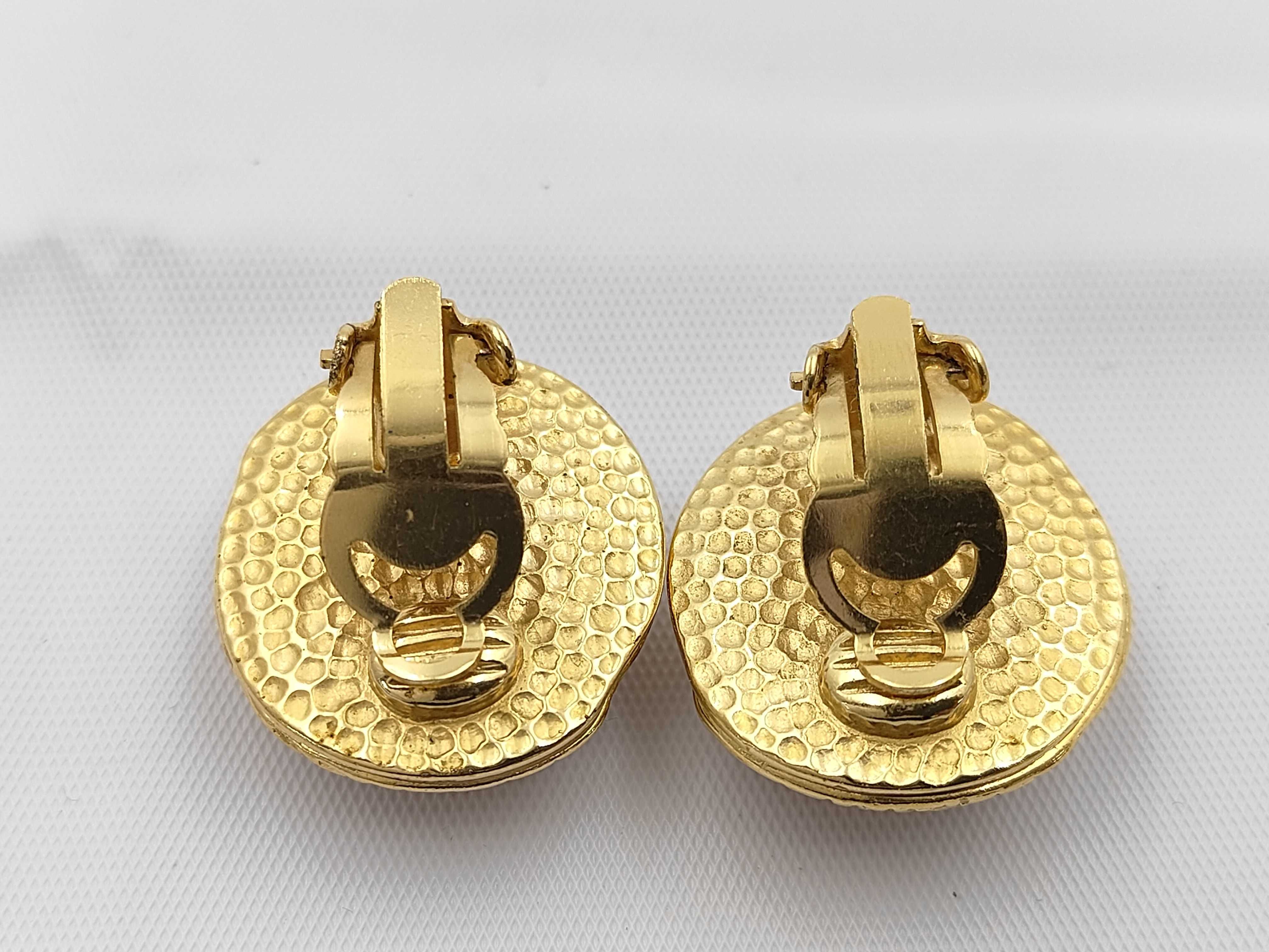 96P Gripoix Logo Earrings — view 2