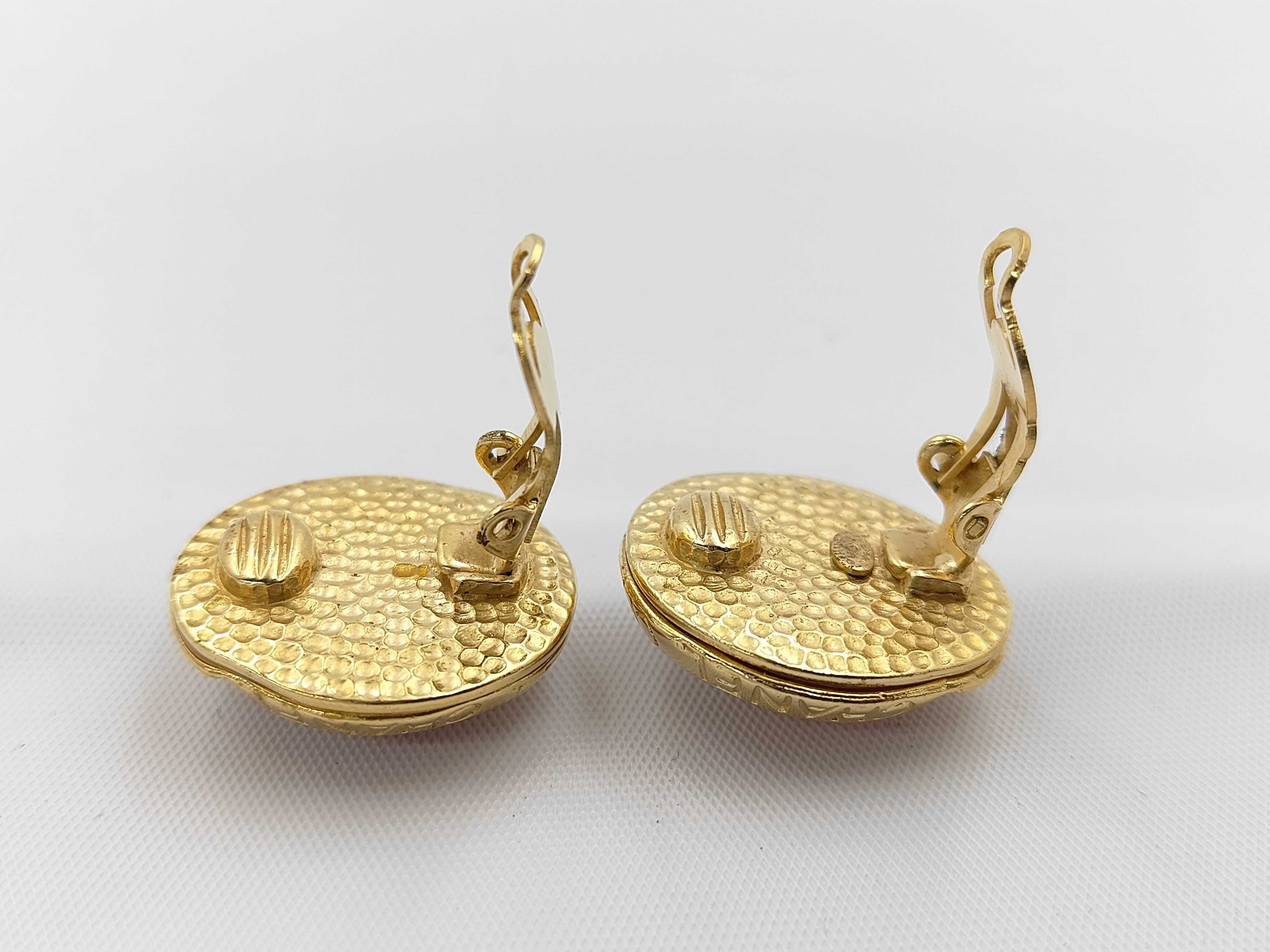 96P Gripoix Logo Earrings — view 4