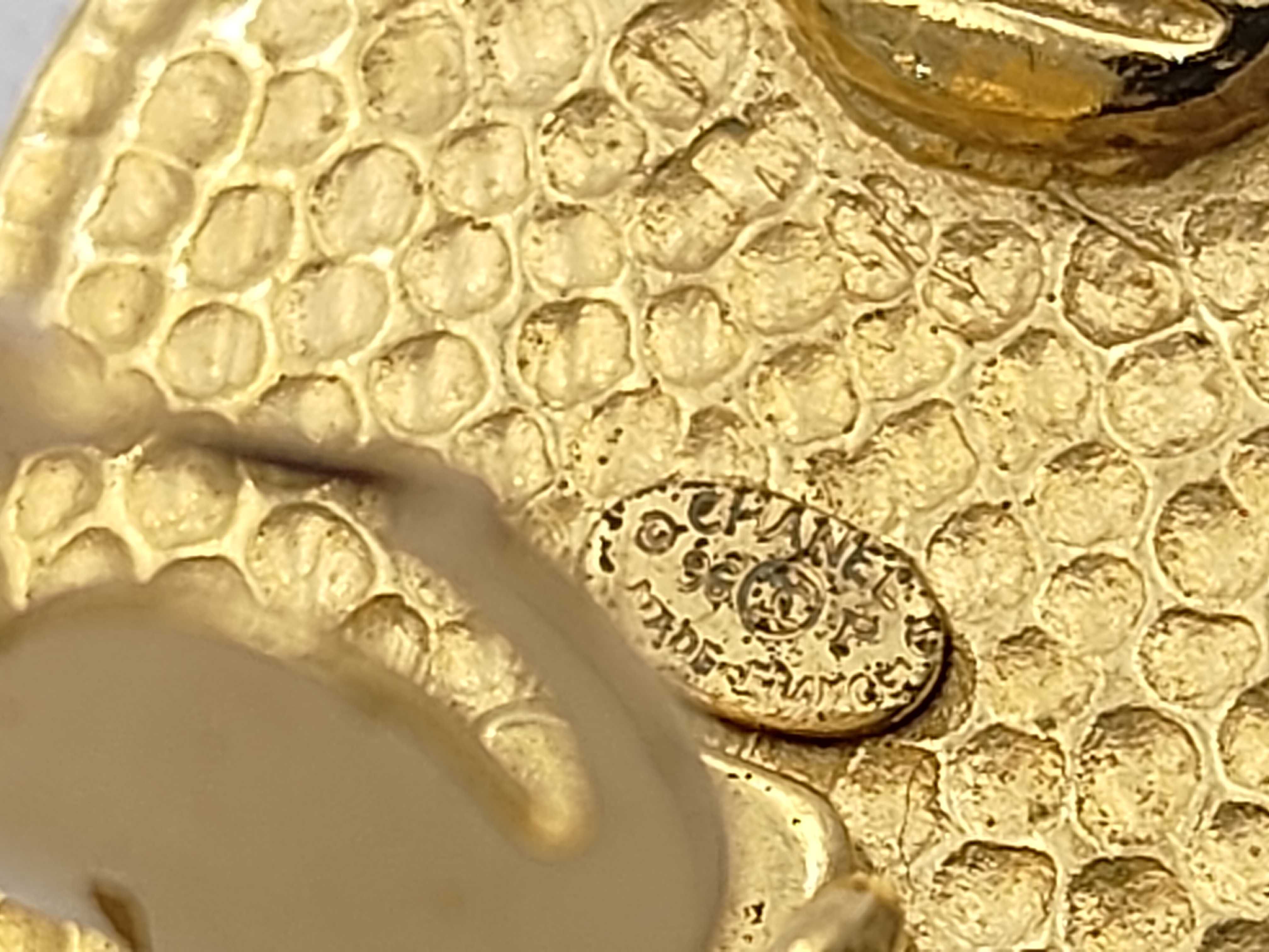96P Gripoix Logo Earrings — view 5