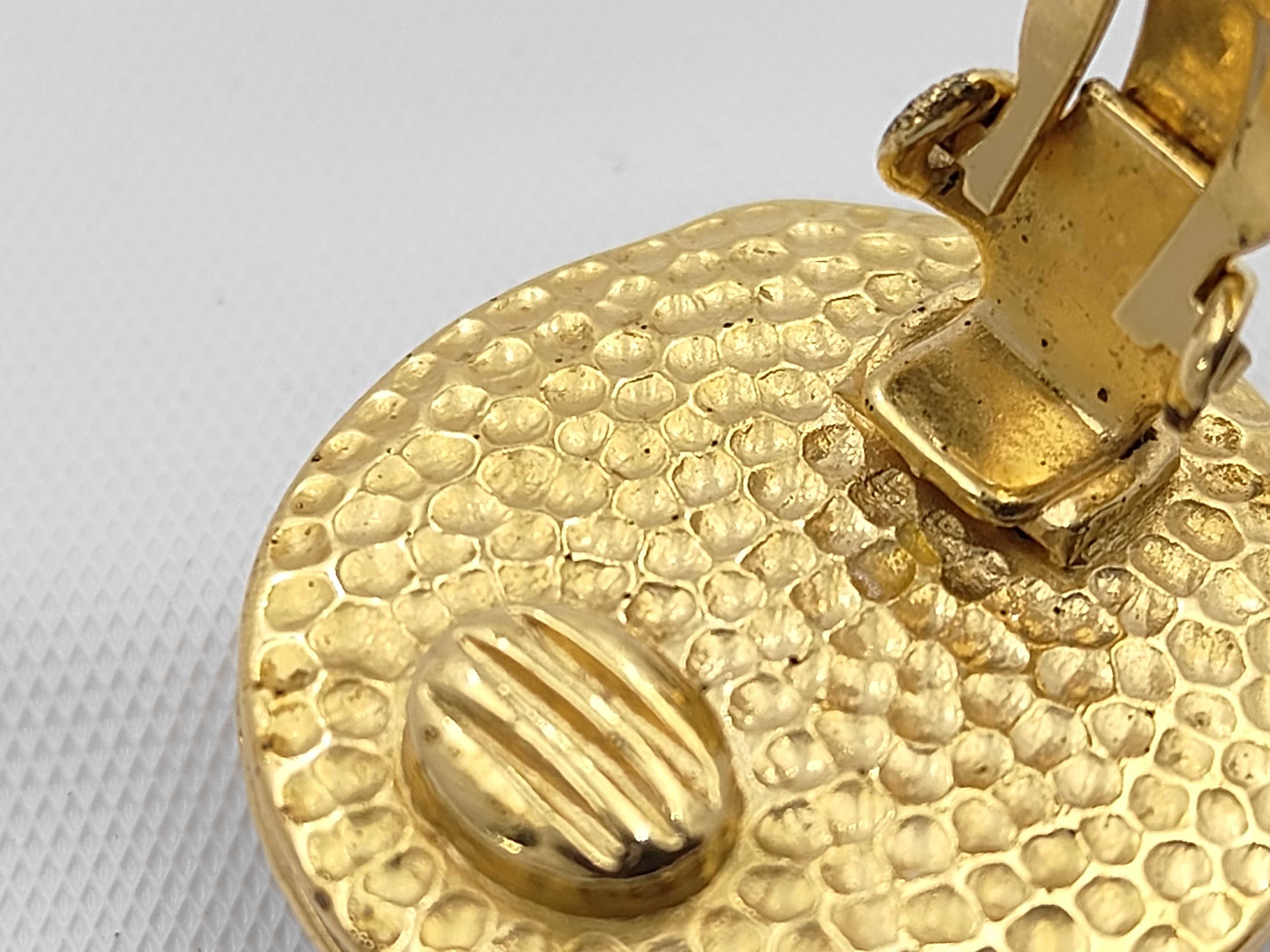 96P Gripoix Logo Earrings — view 6