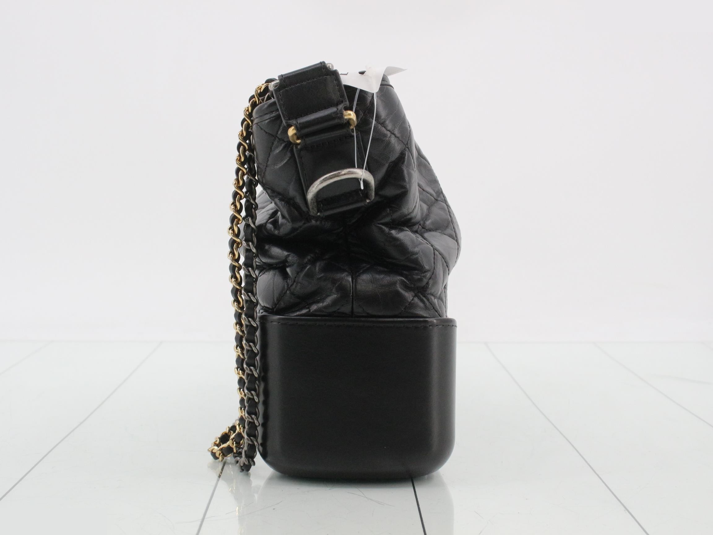 Gabrielle de Chanel Leather Chain Shoulder Bag — view 3