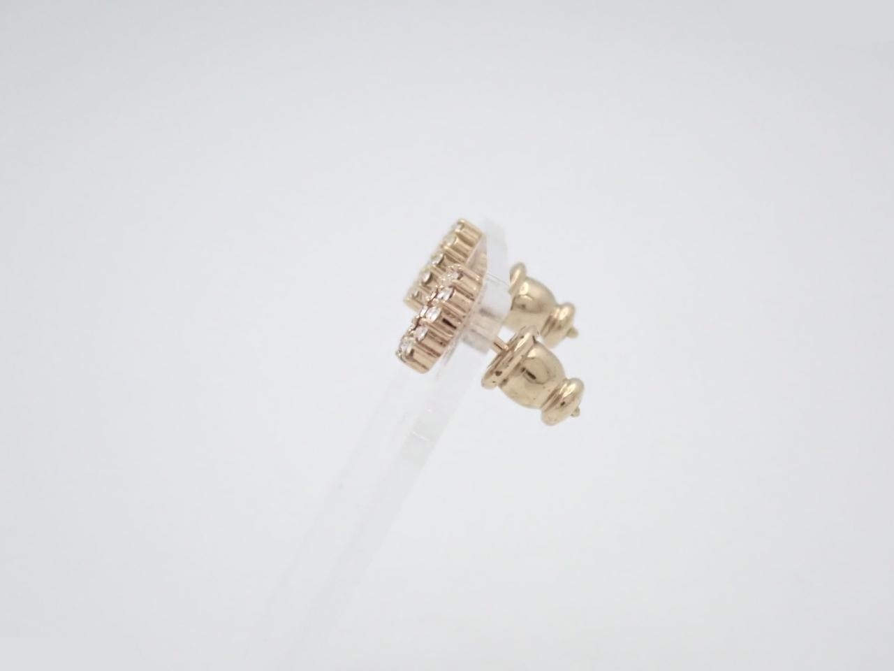 Clair D Lune Earrings, Gold Tone Metal Crystal — view 3