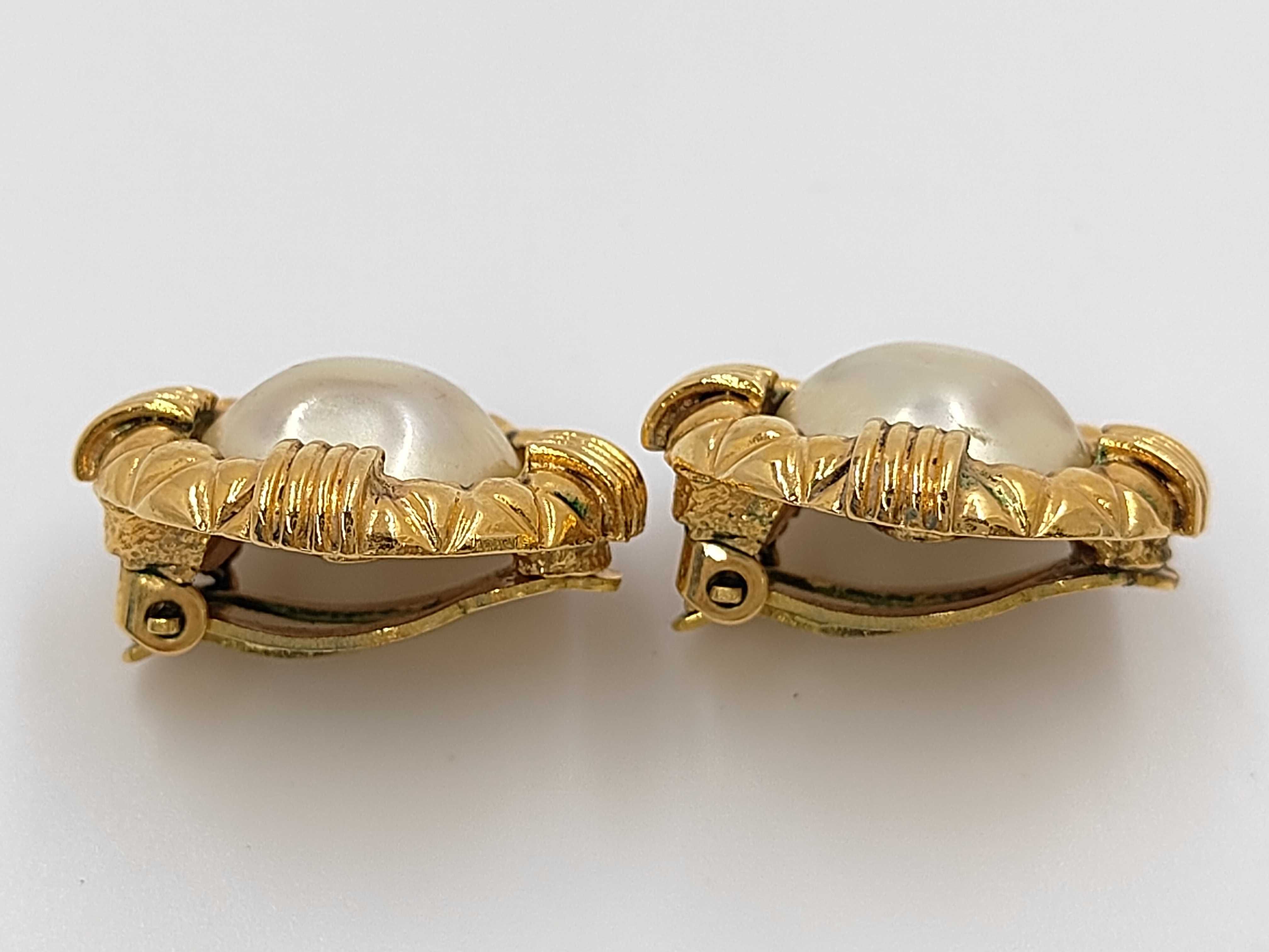 Pearl Matelassé Earrings — view 2