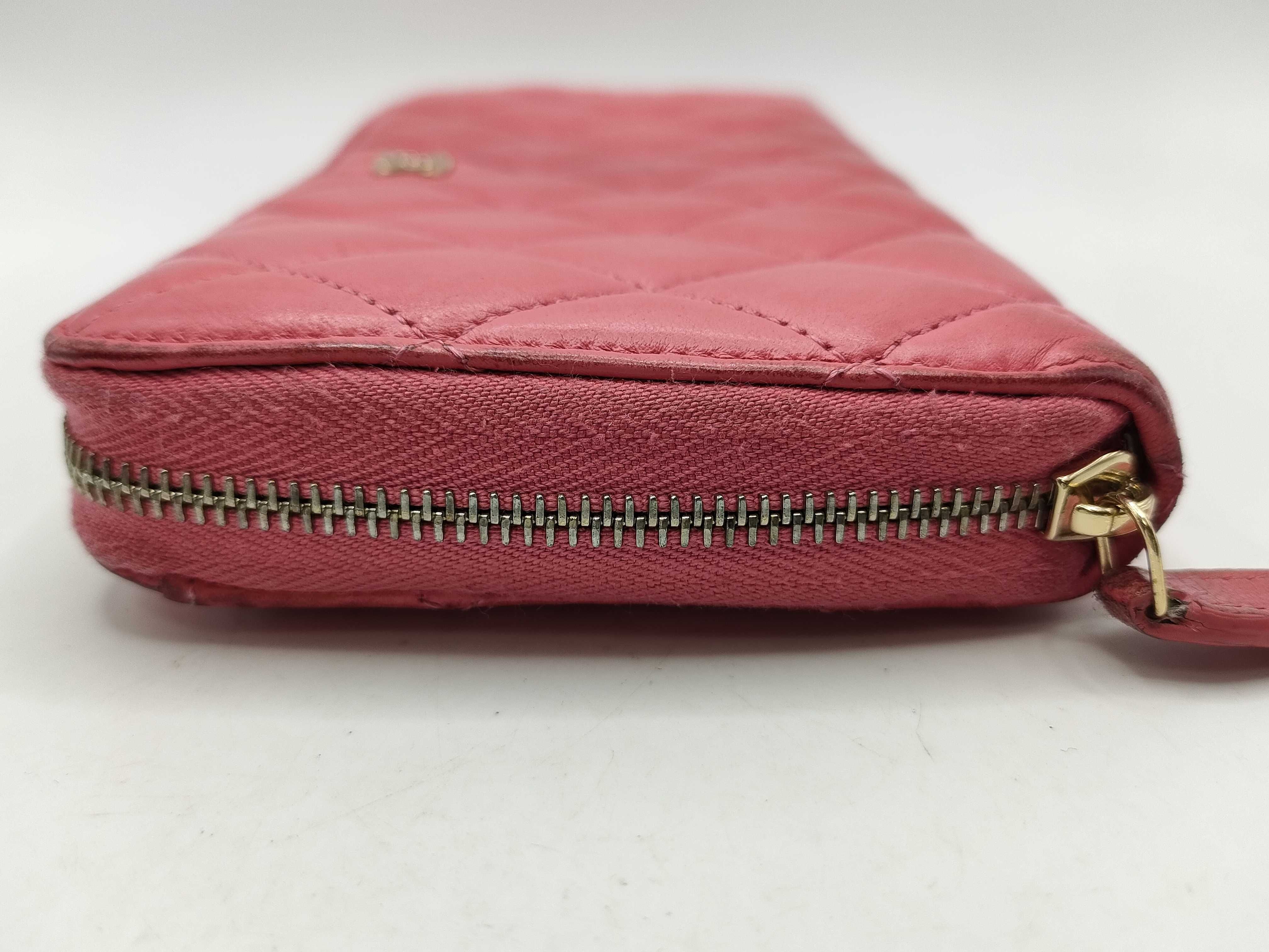 Lambskin Round Wallet — view 6