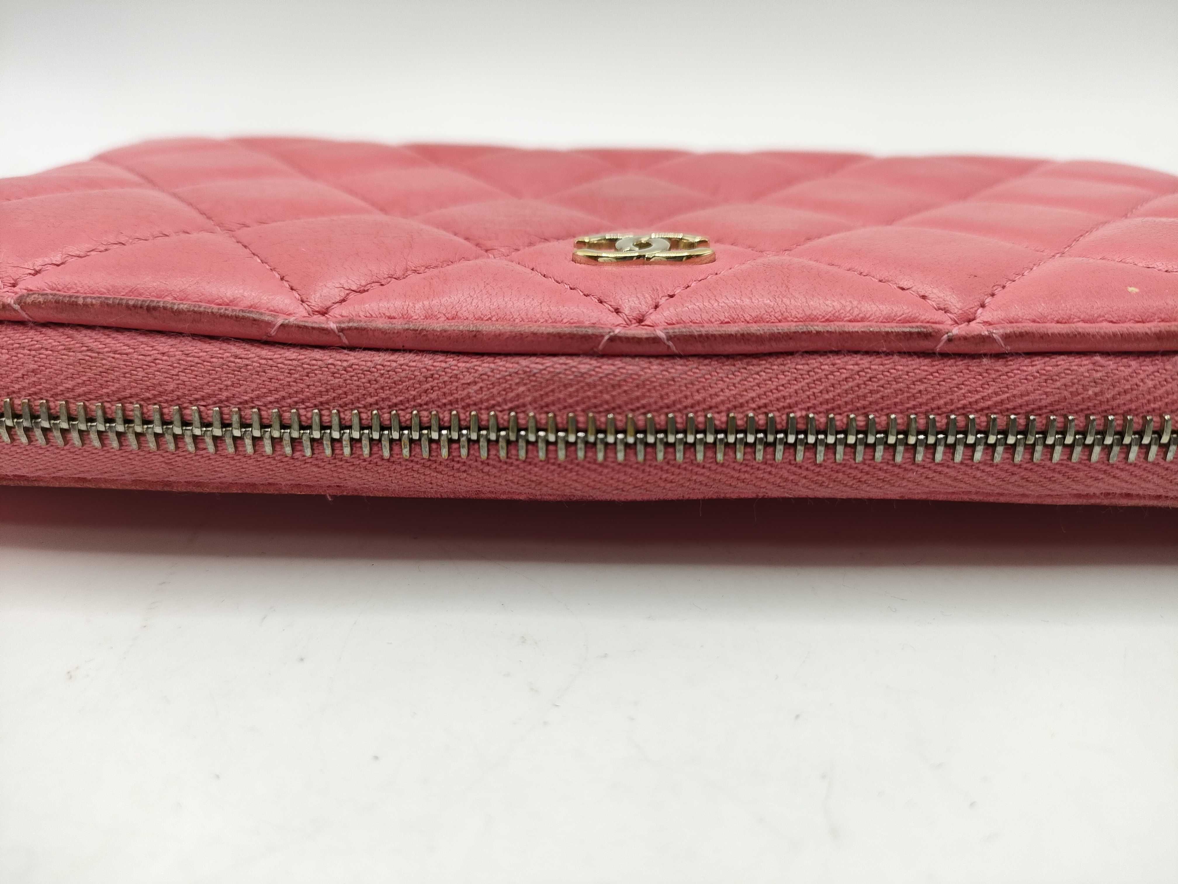 Lambskin Round Wallet — view 8